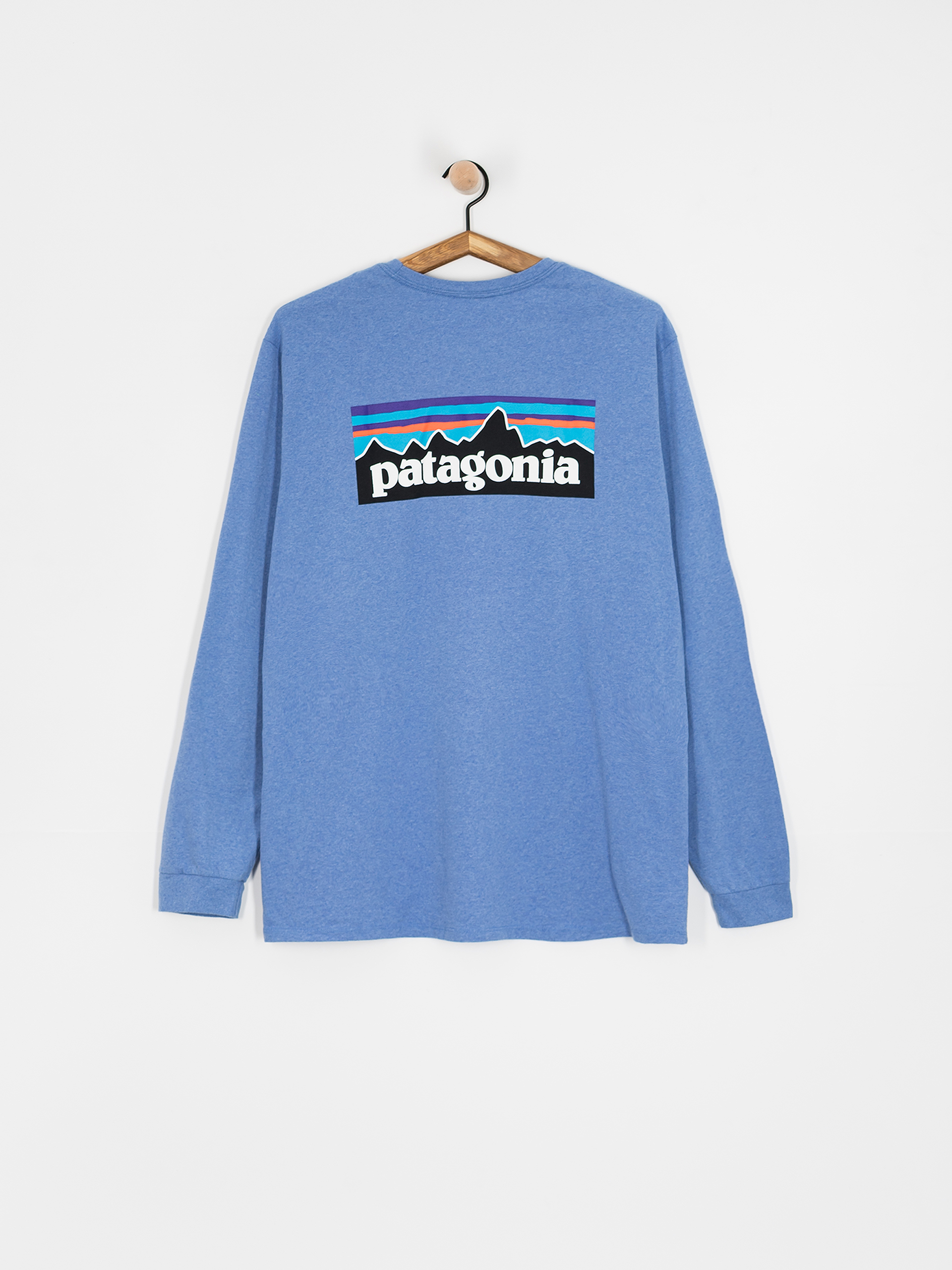 Patagonia P 6 Logo Responsibili Longsleeve (abundant blue)