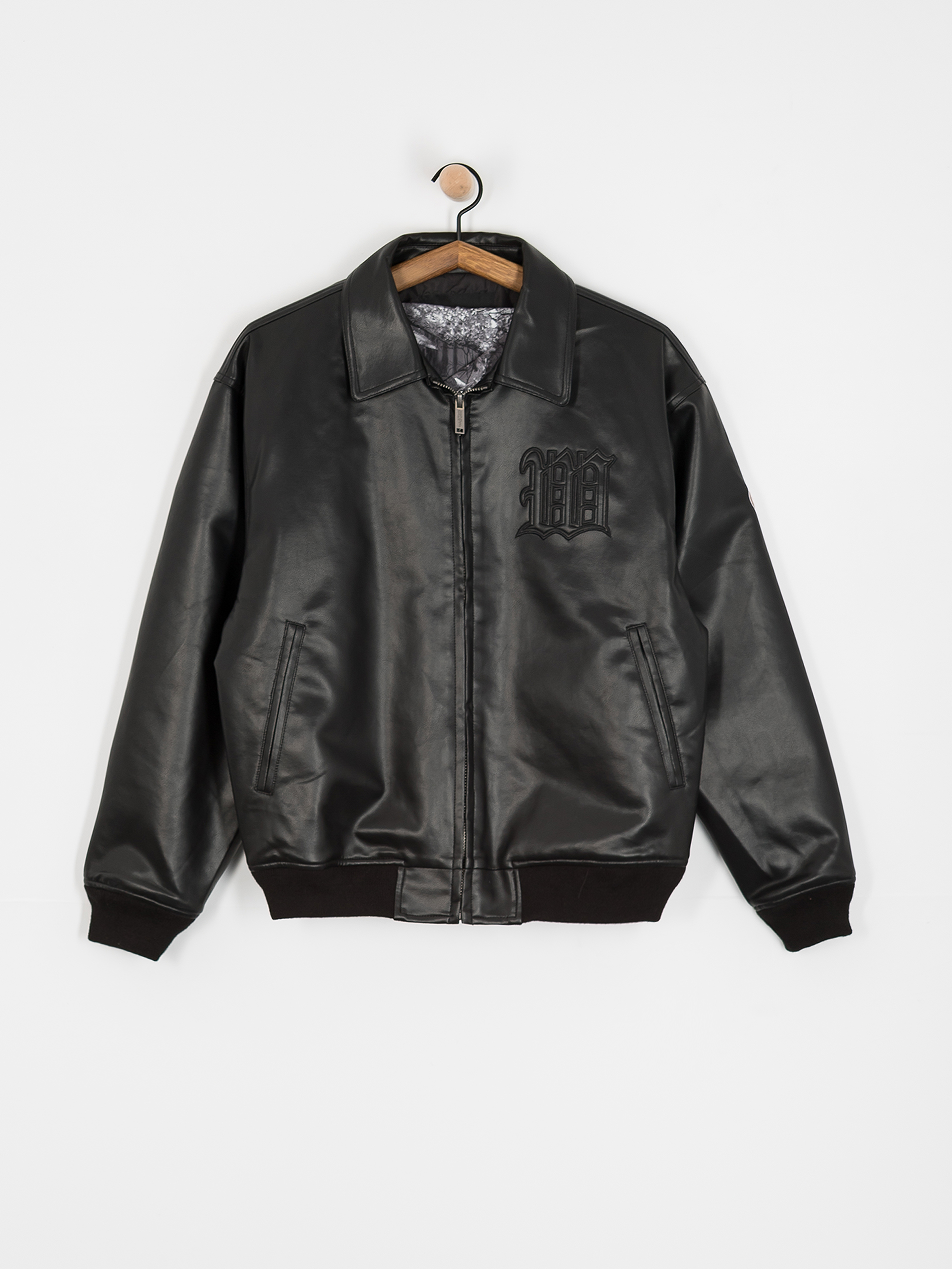 Wasted Paris Kingdom Curve Varsity Jacke (black)