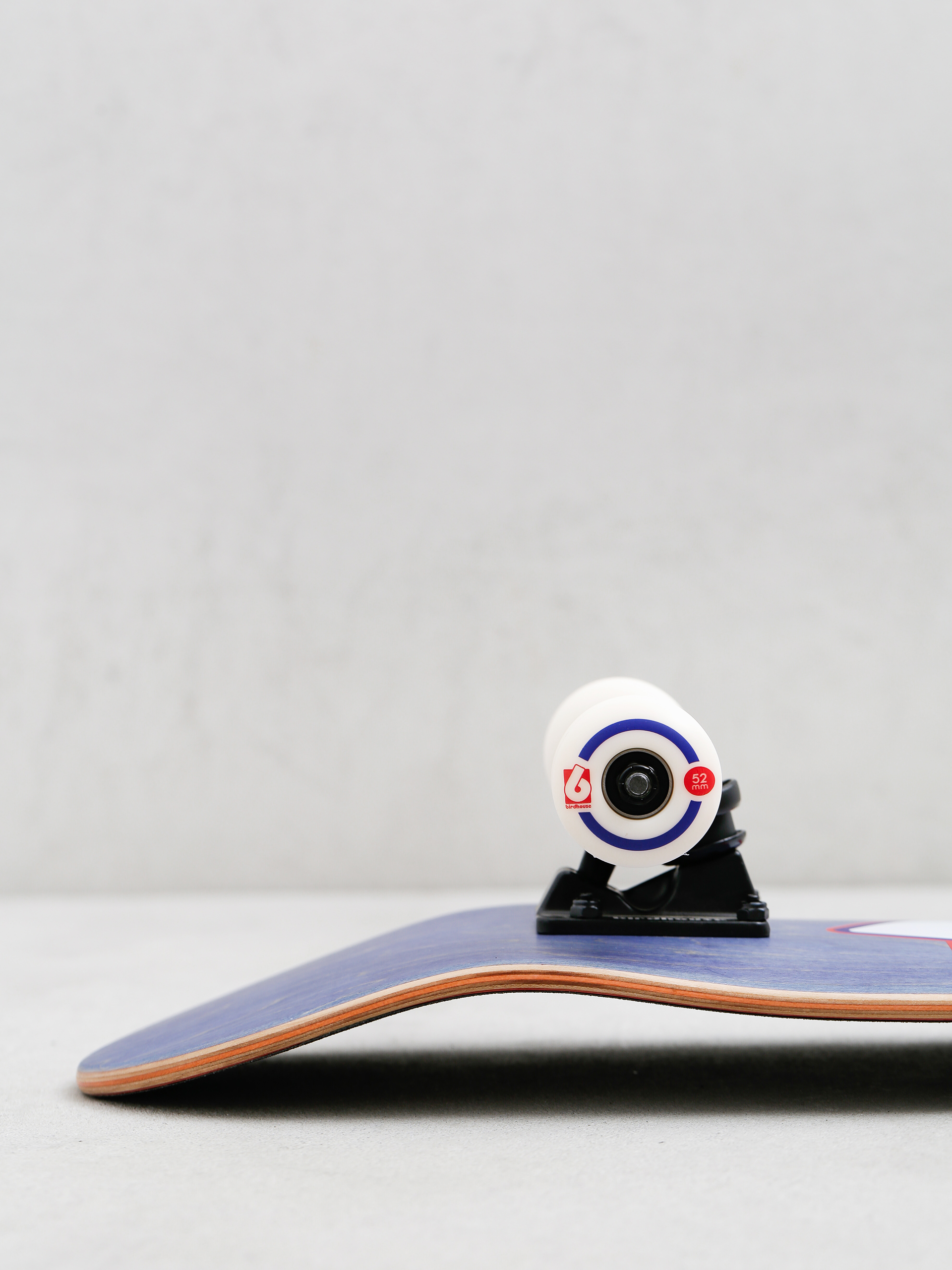 Birdhouse B Logo Skateboard (navy/red)