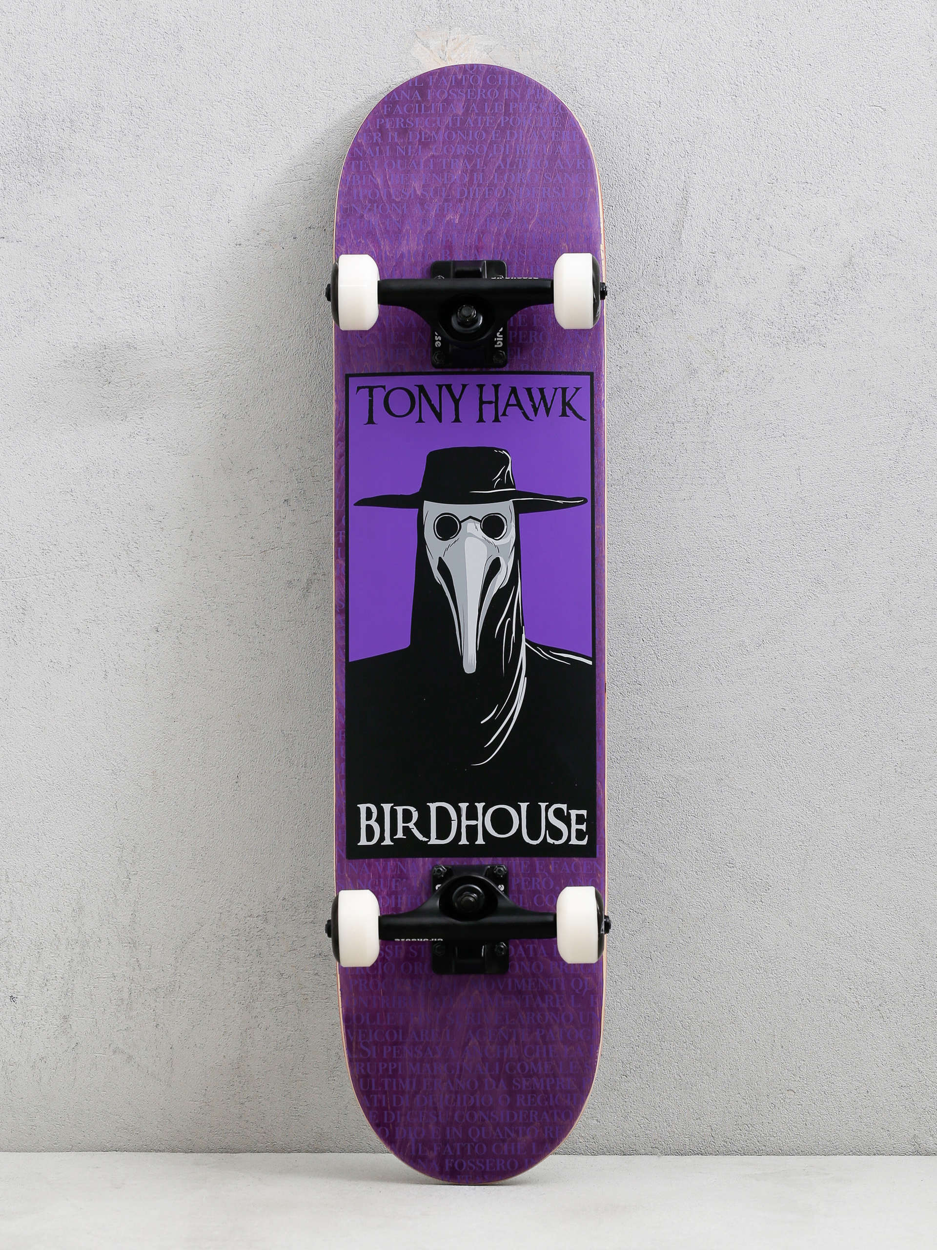 Birdhouse Hawk Plague Doctor Skateboard - violet (purple)