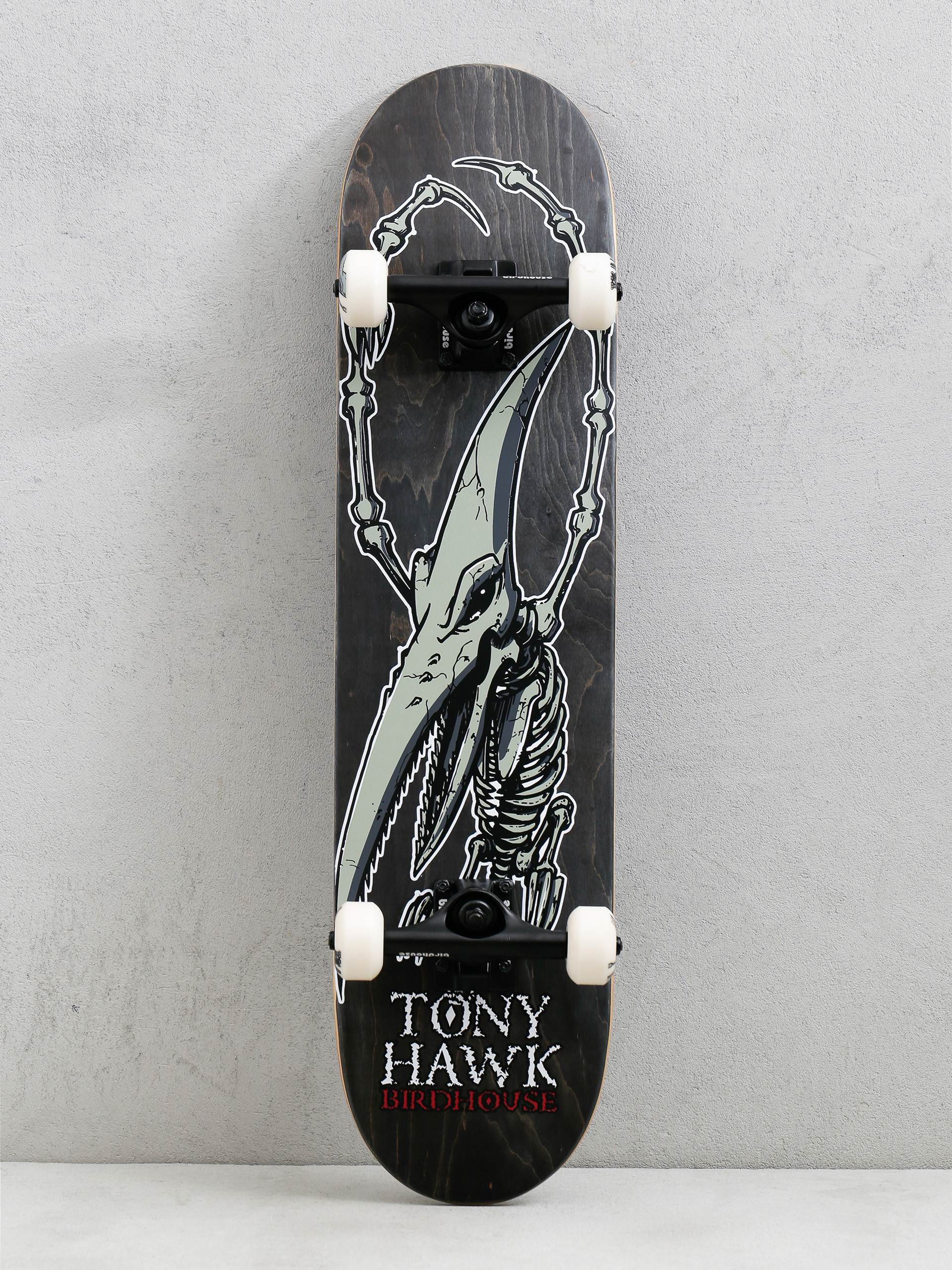 Birdhouse Hawk Pterodactyl Skateboard (black)