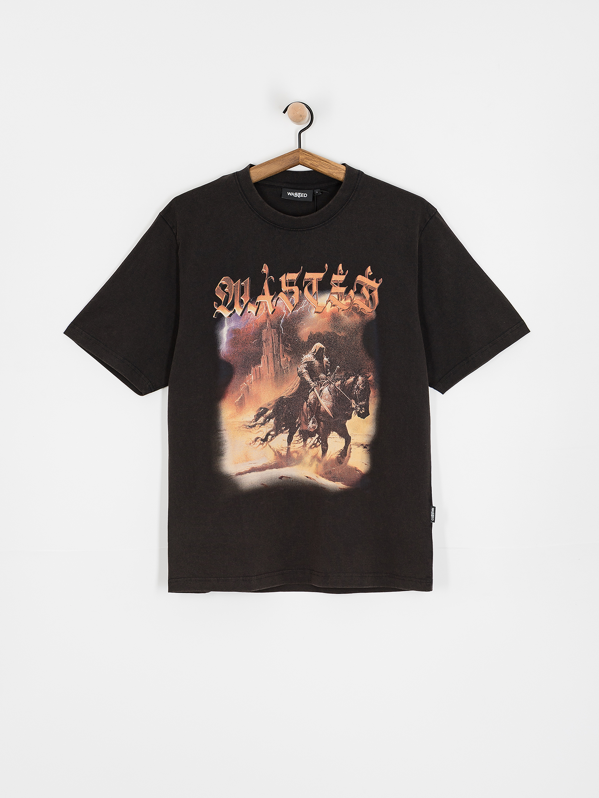 Wasted Paris Mirage T-Shirt (faded black)