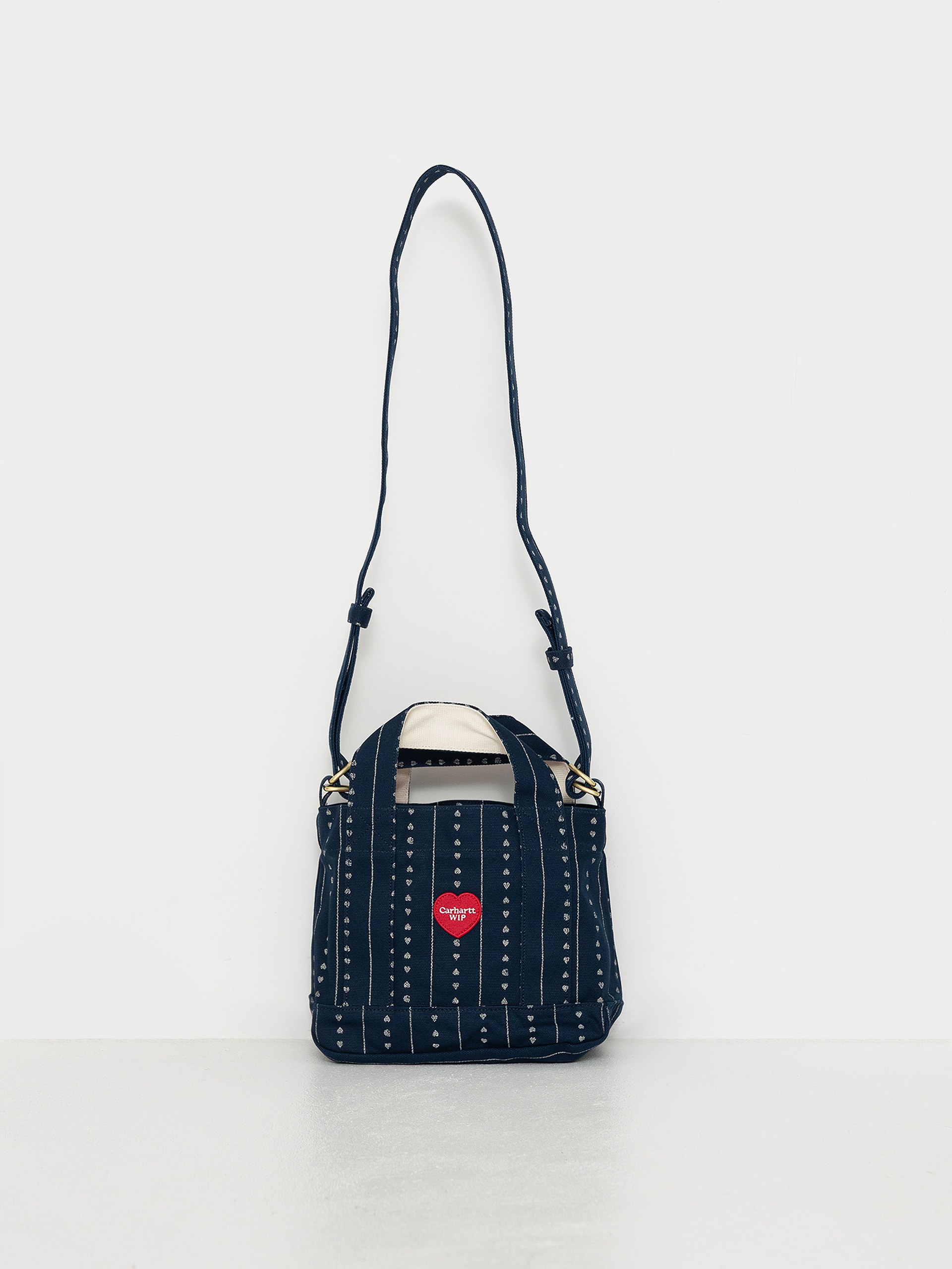 Carhartt WIP Drewe Small Handbag - navy blue (heart c pinstripe 