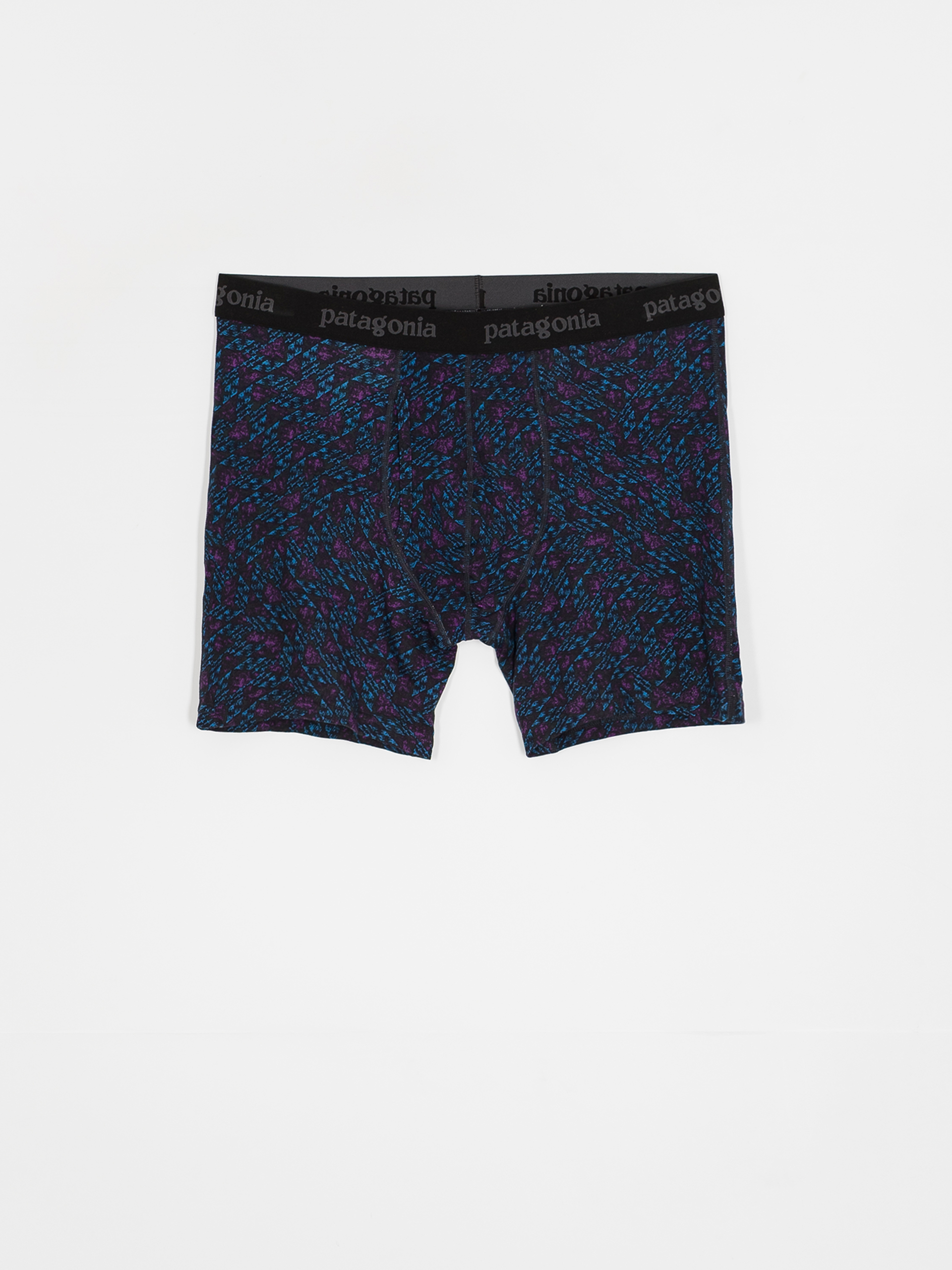 Patagonia Underwear Essential Boxer Briefs 6in (synched flight/pitch blue)