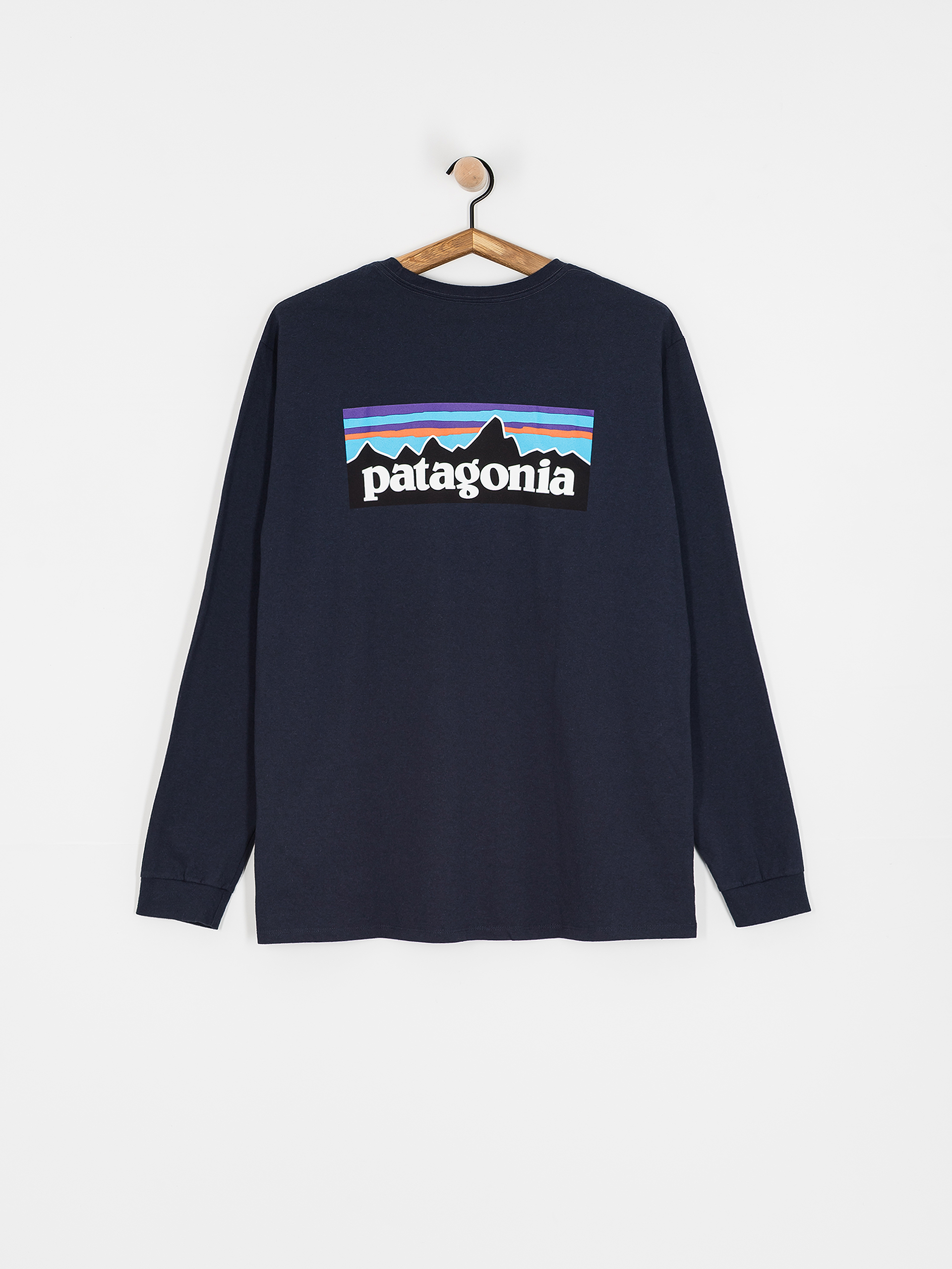 Patagonia P 6 Logo Responsibili Longsleeve (new navy)