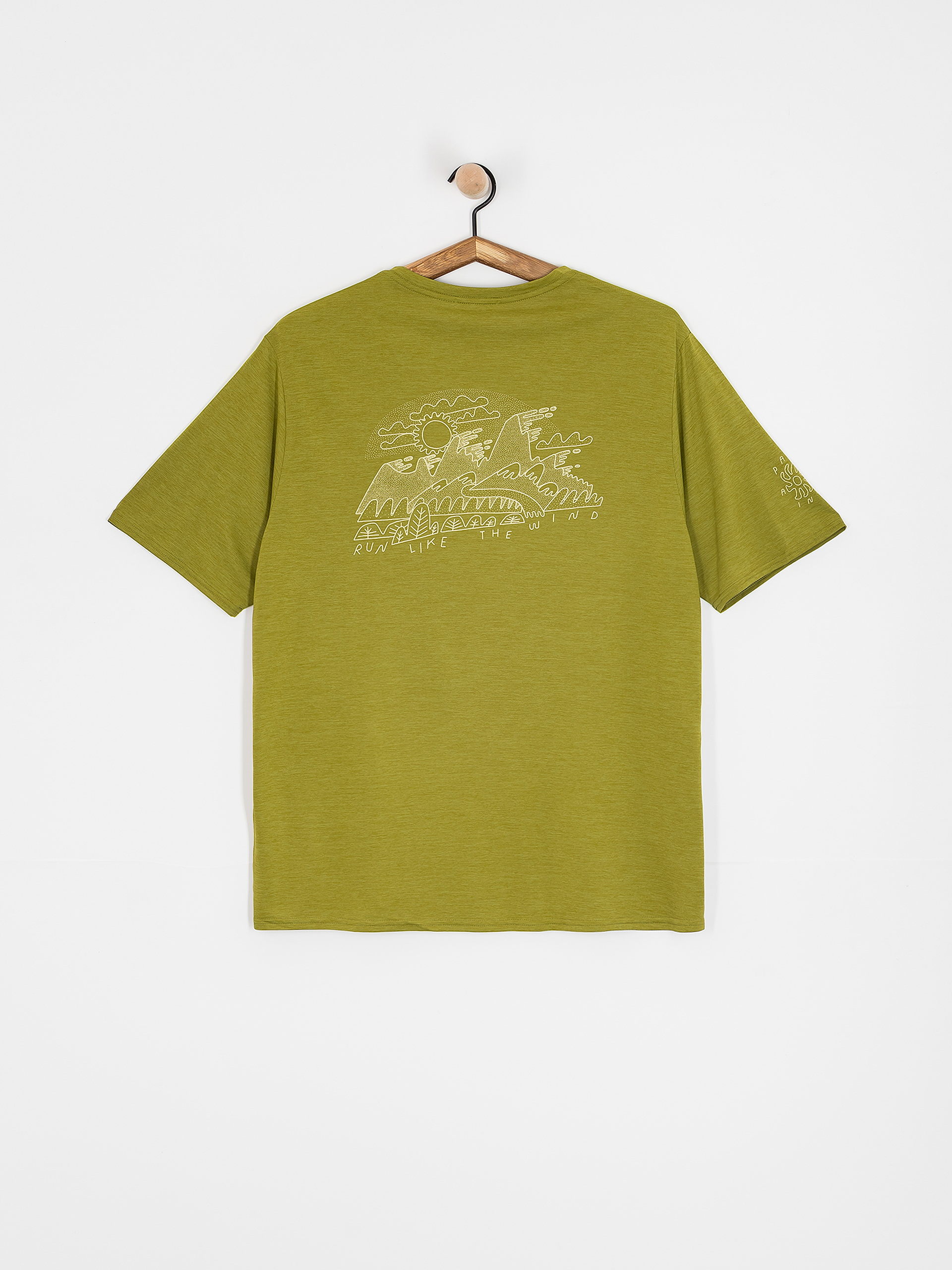 Patagonia Cap Cool Daily Graphic T-shirt (wind runner/graze green x-dye)