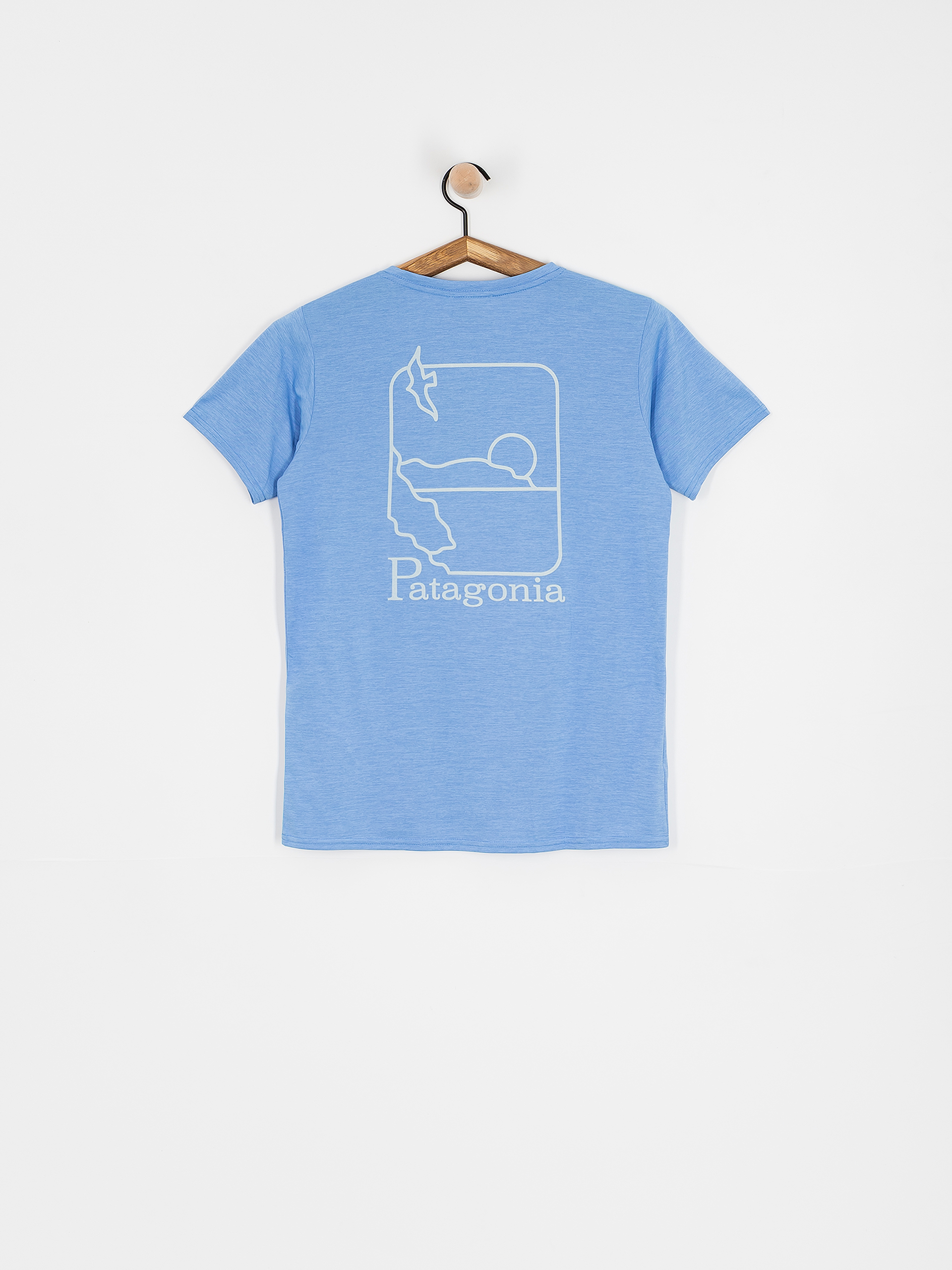 Patagonia Cap Cool Daily Graphic T-shirt Wmn (swelldrifter/abundant blue x-dye)