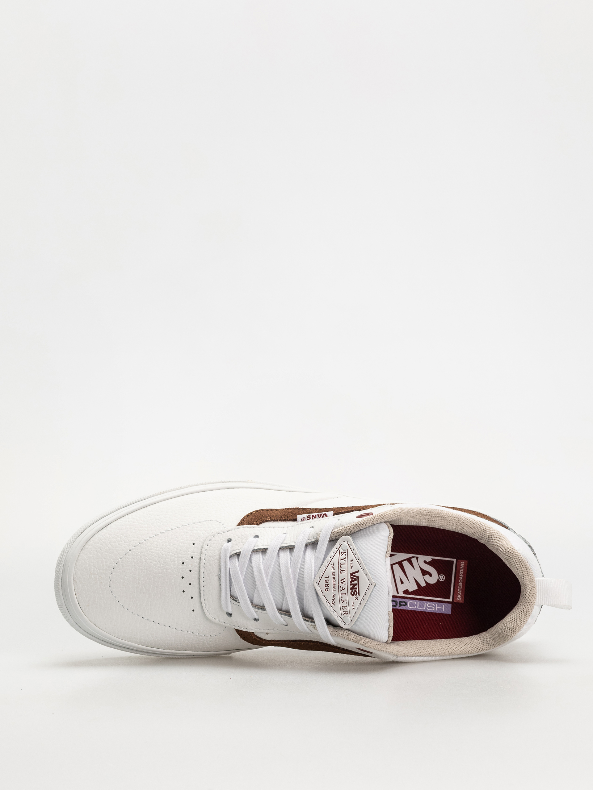 Vans Skate Kyle Walker Shoes (leather white/red)