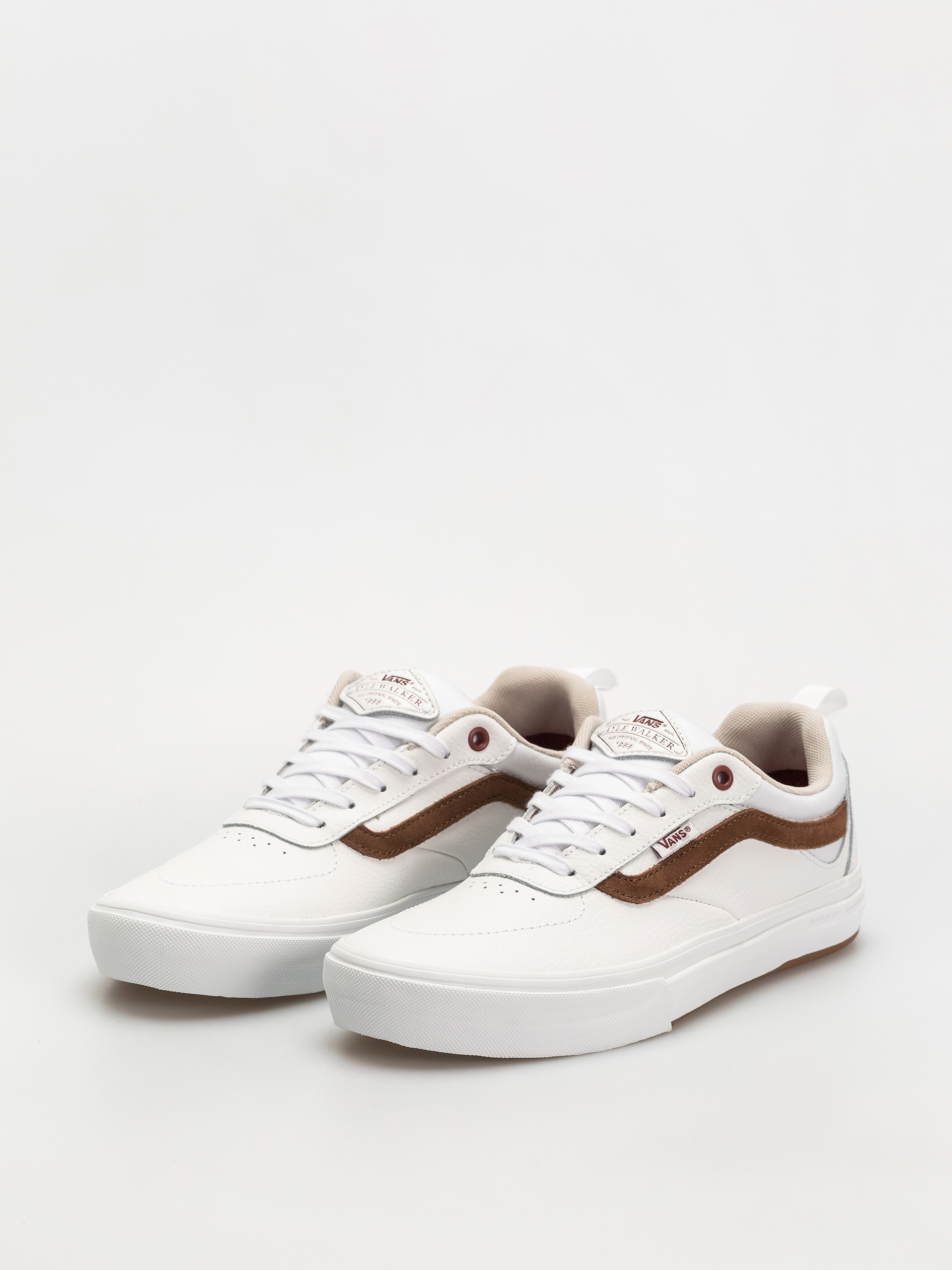 Vans Skate Kyle Walker Shoes (leather white/red)