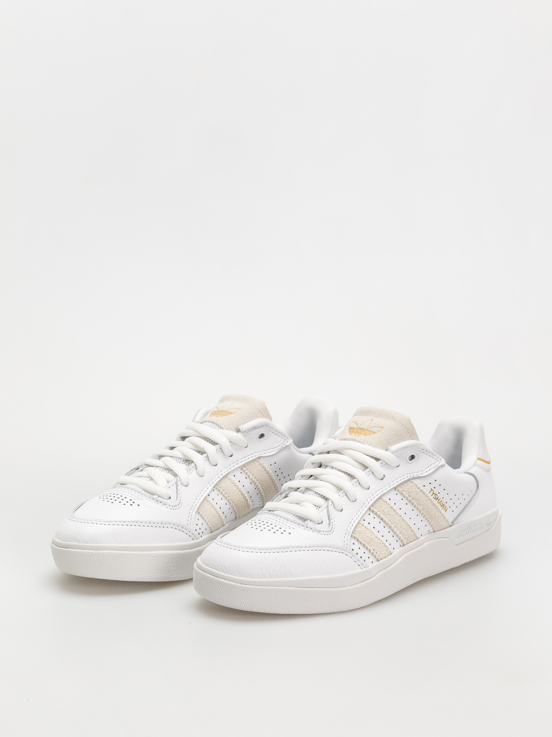 adidas Tyshawn Low Shoes (ftwwht/ftwwht/goldmt)