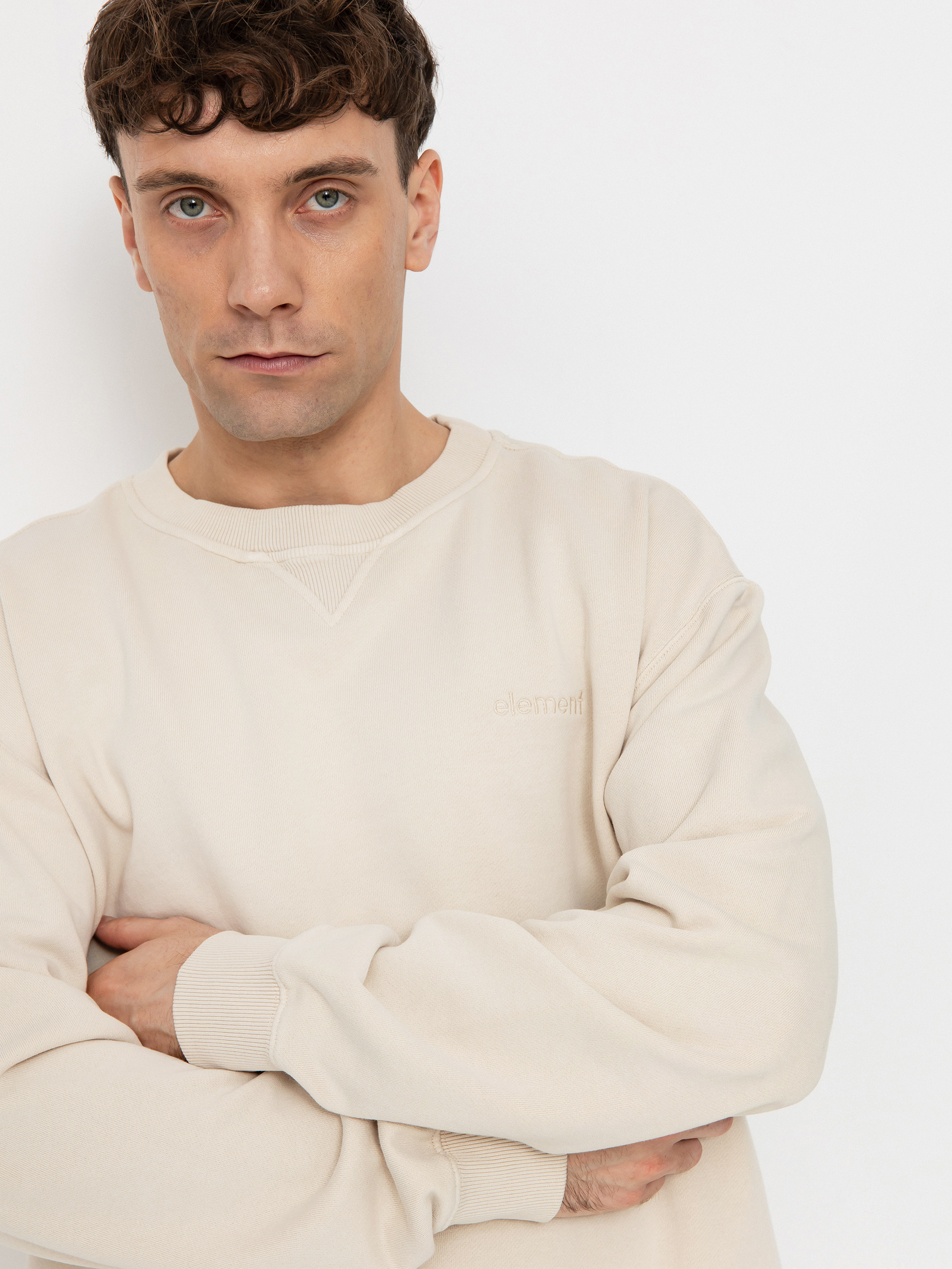 Element Cornell 3.0 Cr Sweatshirt (oat milk)