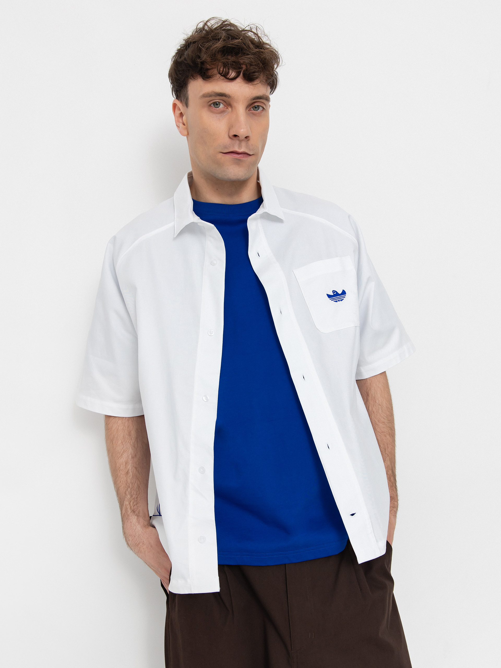 adidas Shmoo Cs Button Sweatshirt (white)