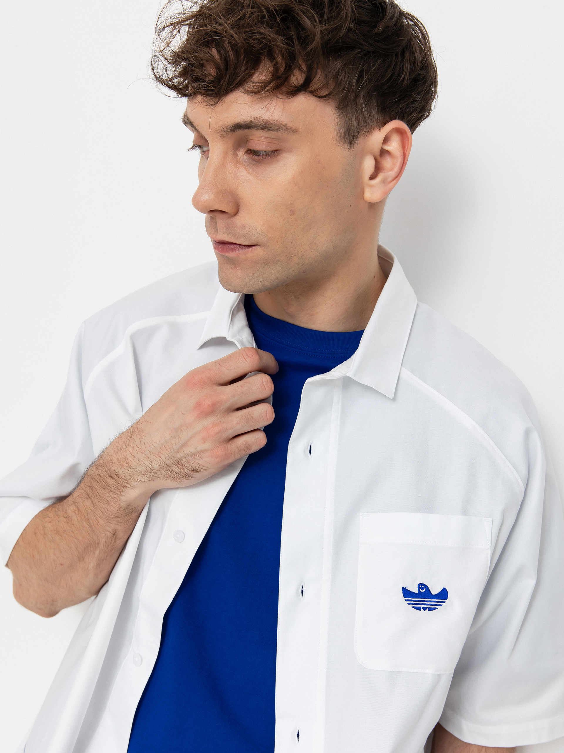 adidas Shmoo Cs Button Sweatshirt (white)