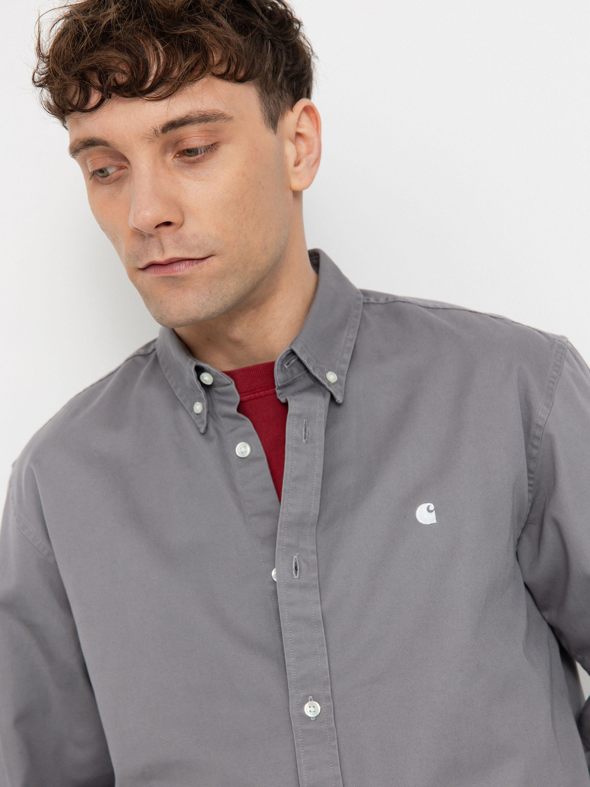 Carhartt WIP Madison Shirt (yosemite/white)