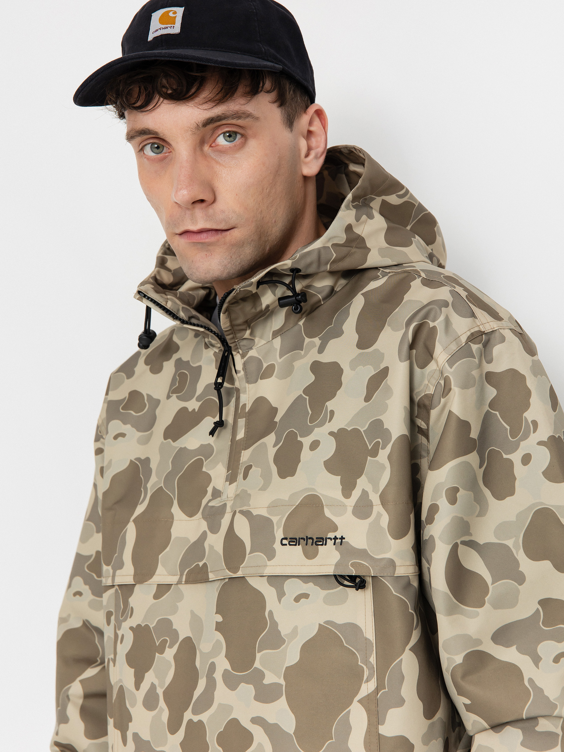 Carhartt WIP Windbreaker Jacket (camo duck/desert/black)