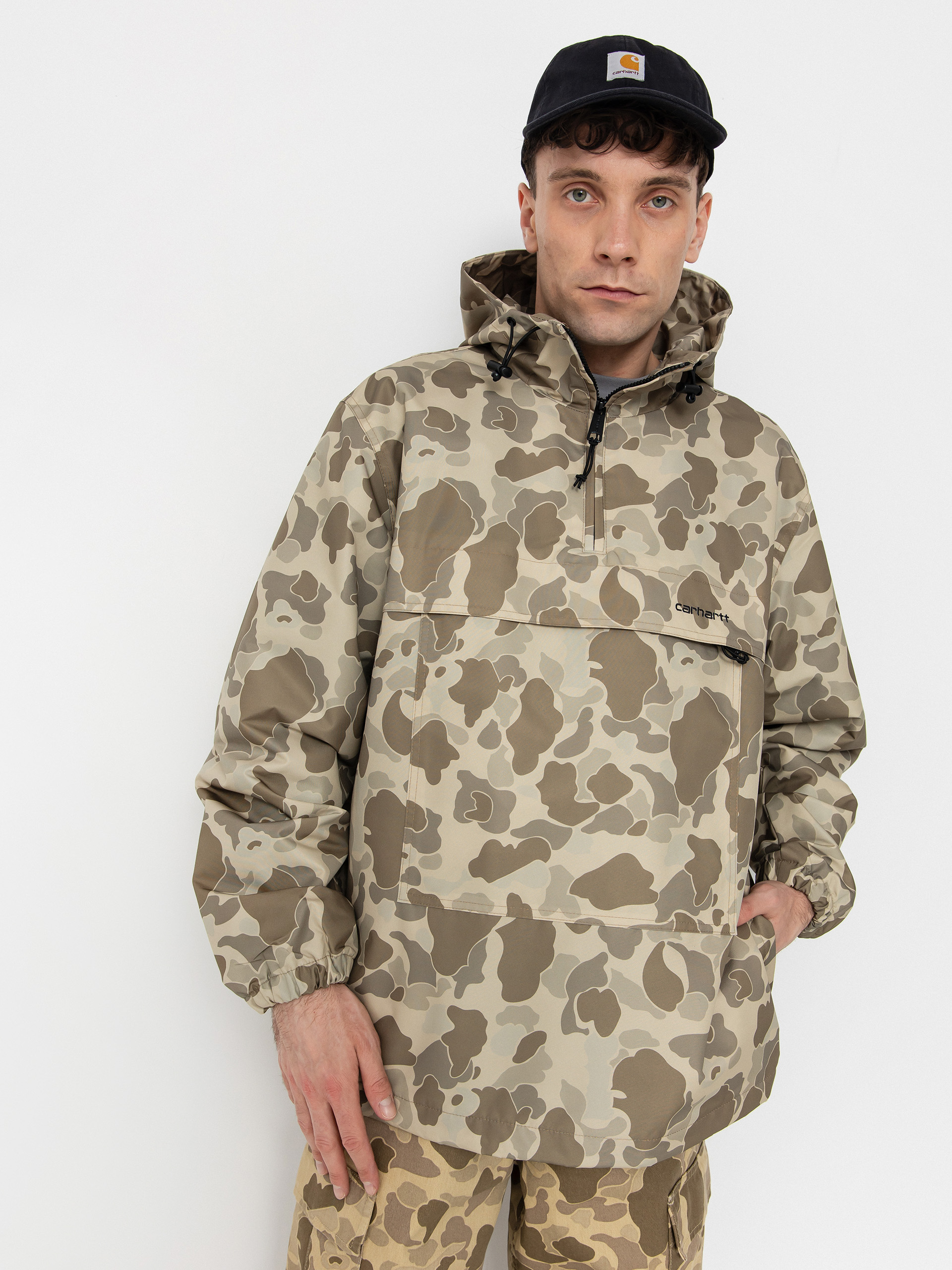 Carhartt WIP Windbreaker Jacke (camo duck/desert/black)
