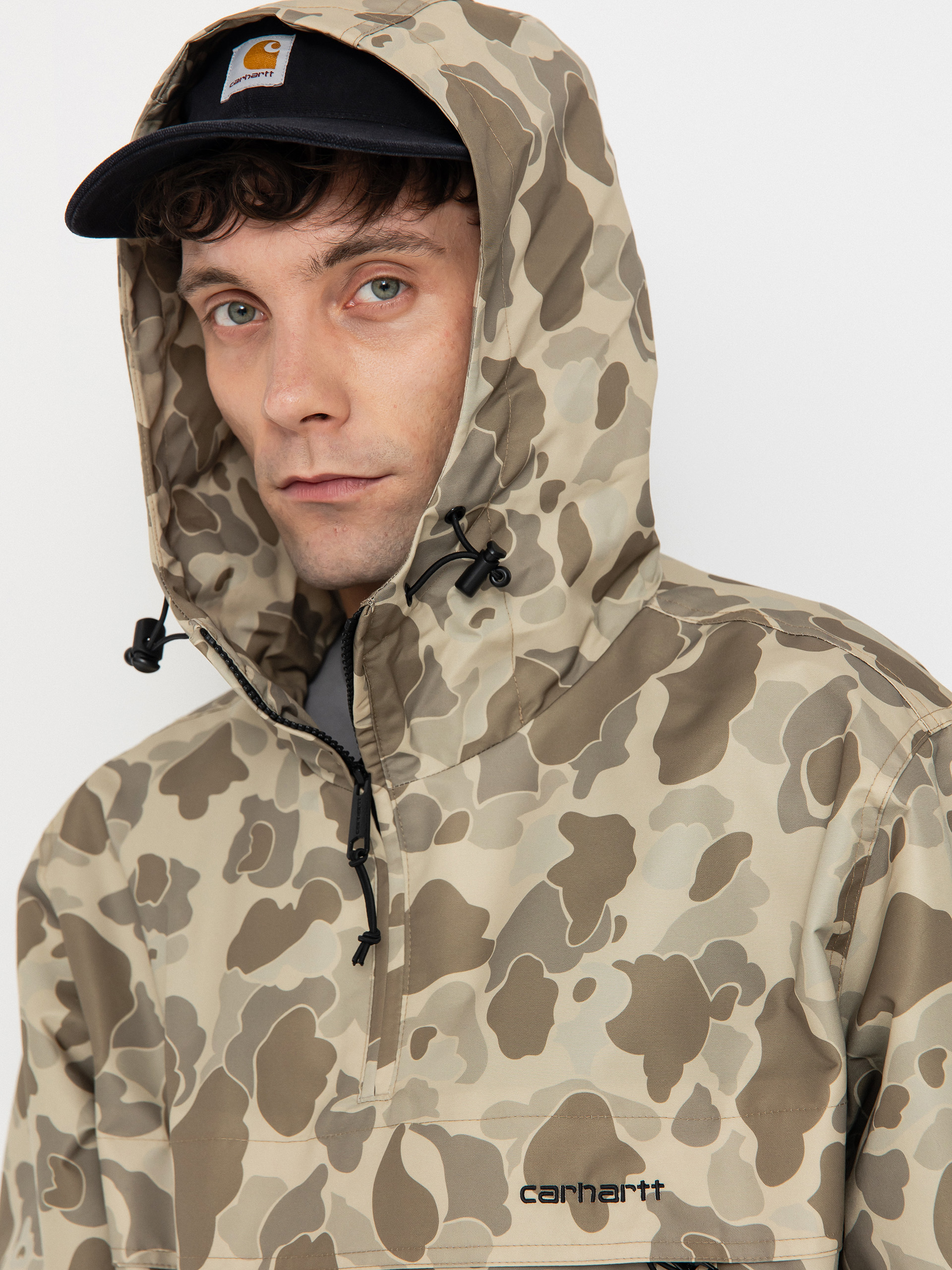 Carhartt WIP Windbreaker Jacket (camo duck/desert/black)