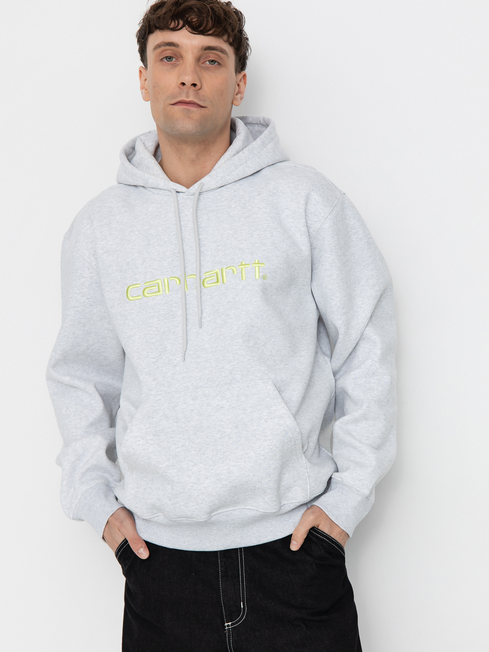 Carhartt WIP Carhartt HD Hoodie (ash heather/air green)