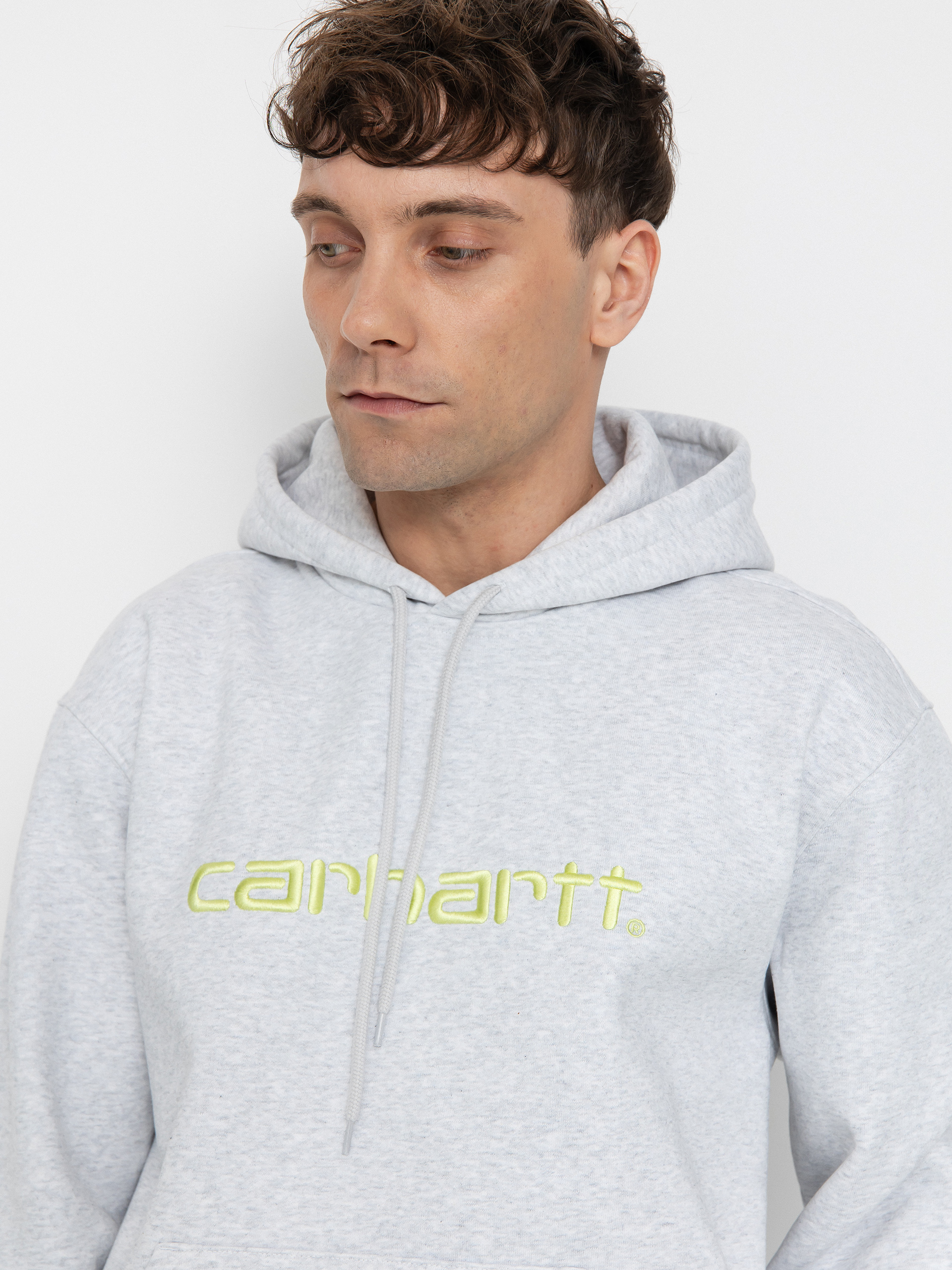 Carhartt WIP Carhartt HD Hoodie (ash heather/air green)