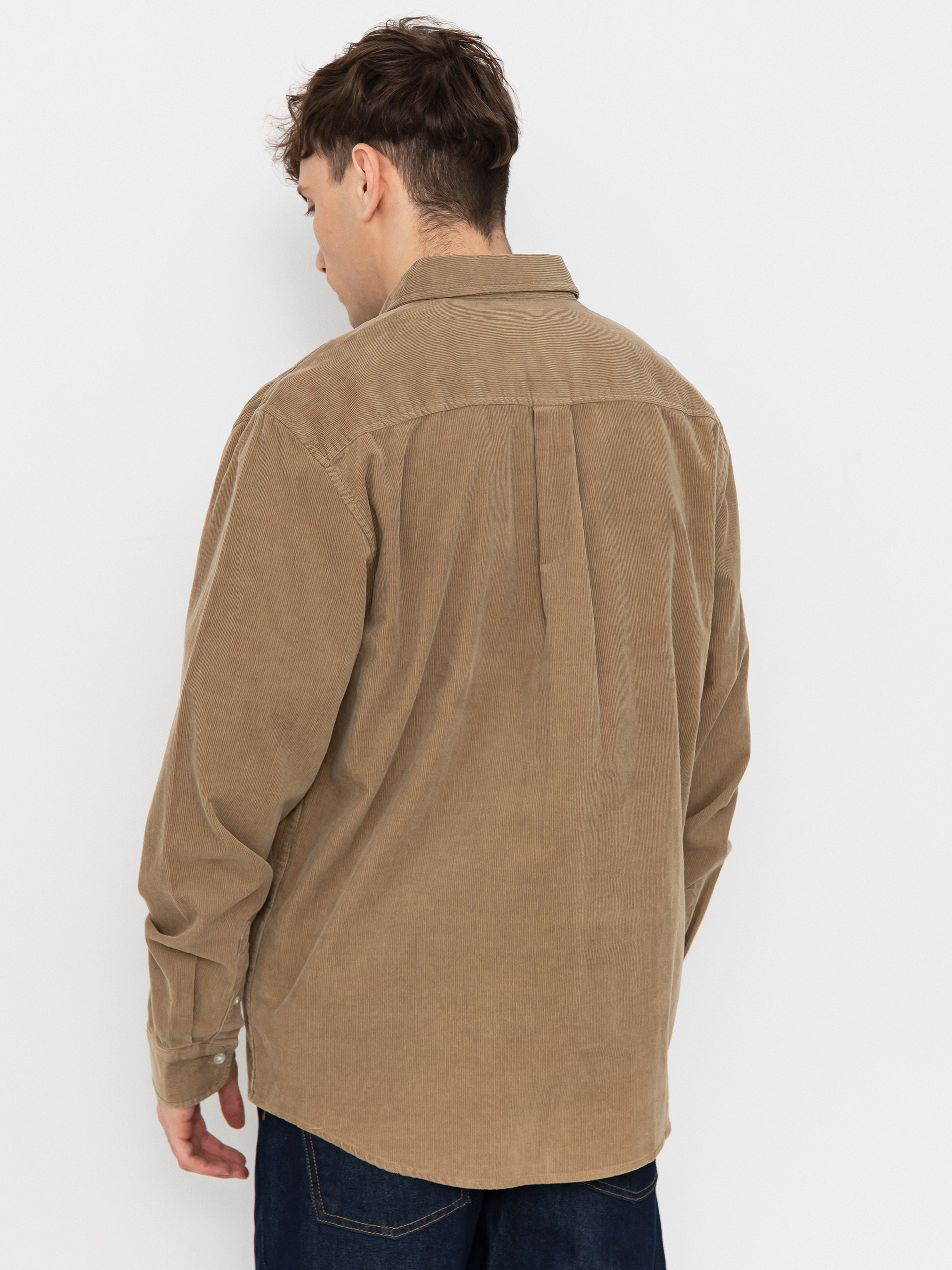 Carhartt WIP Madison Fine Cord Shirt - transparent (leather/wax)
