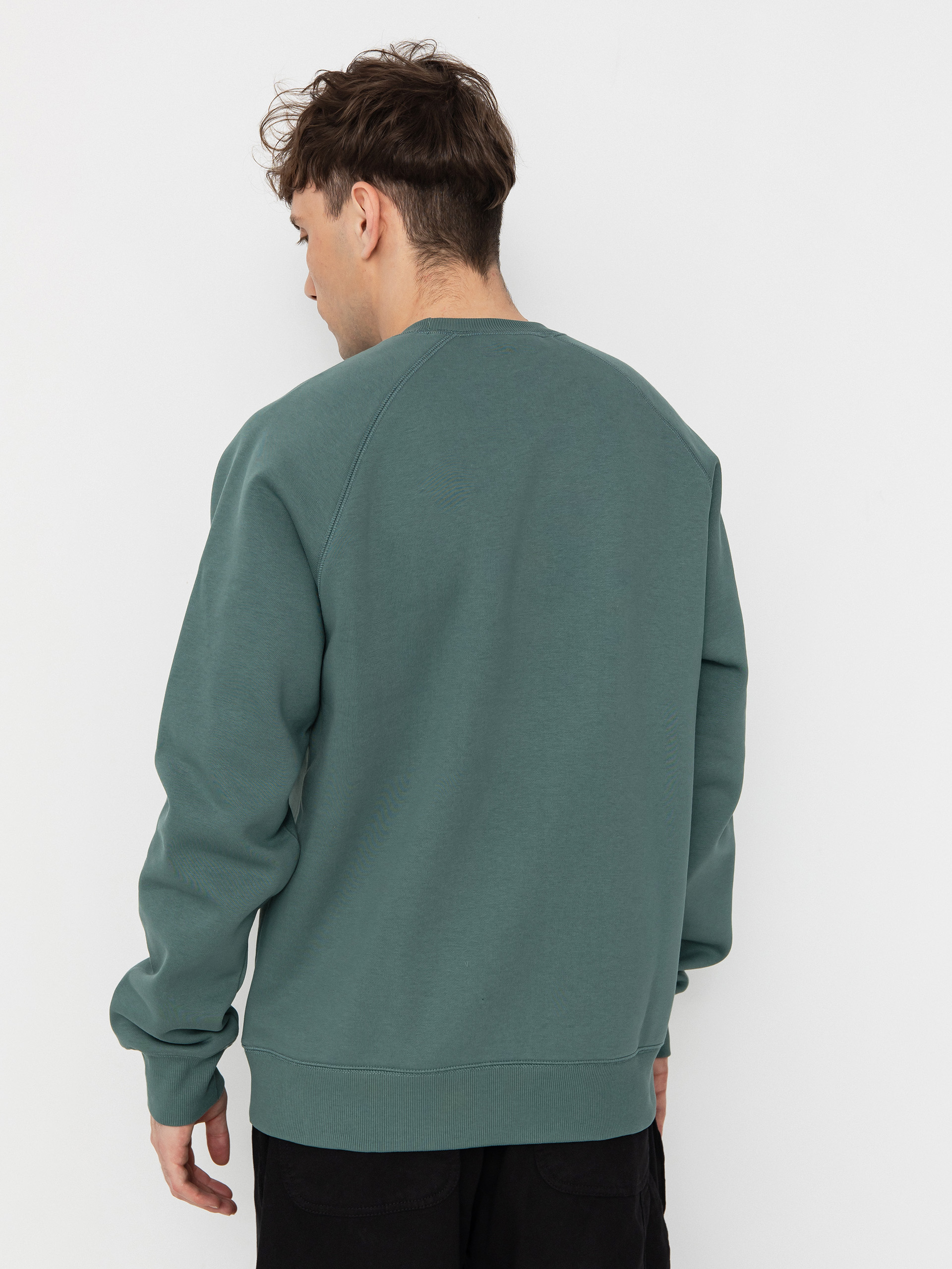 Carhartt WIP Chase Sweatshirt (silver pine/gold)