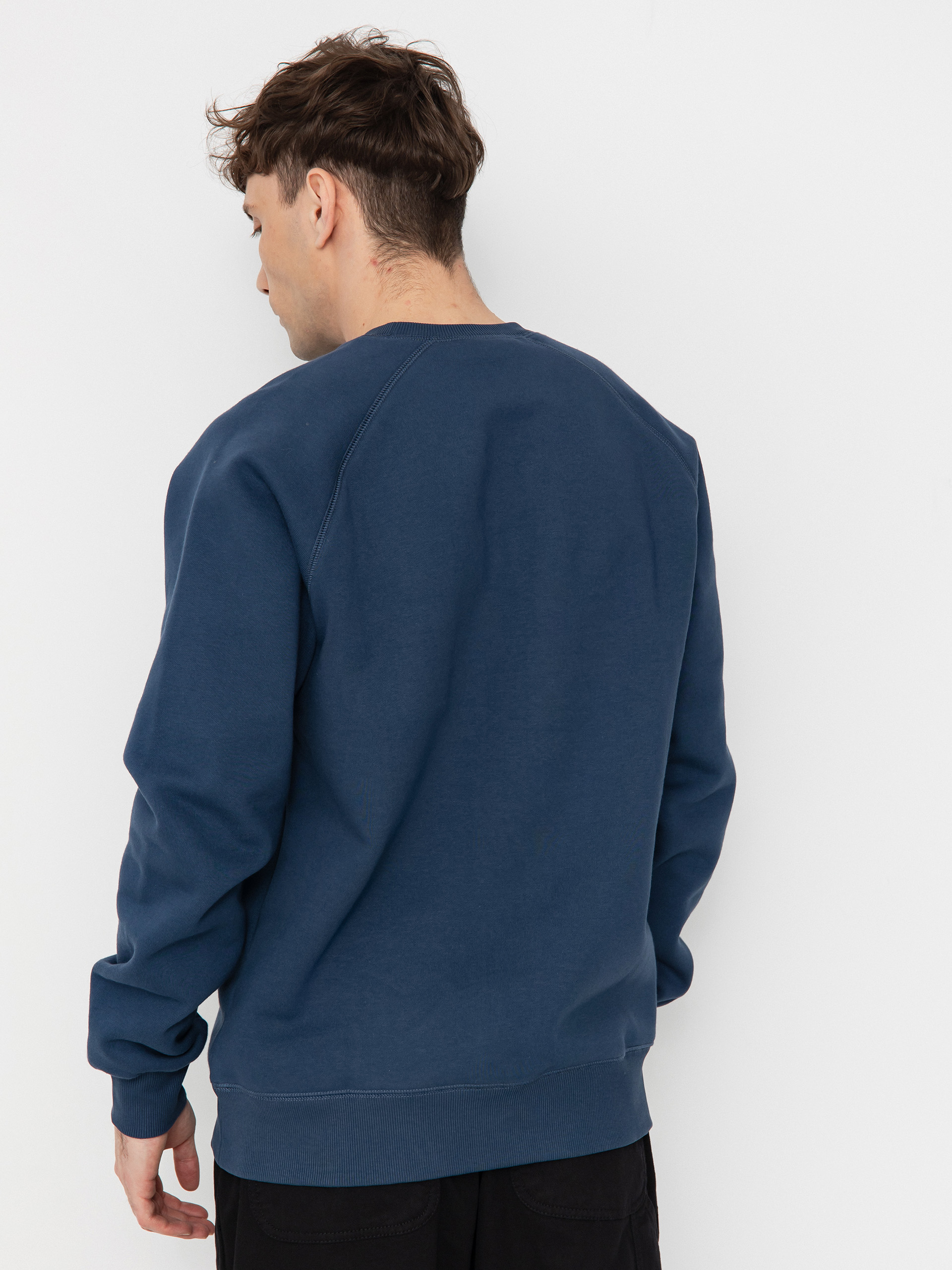 Carhartt WIP Chase Sweatshirt (dusky blue/gold)