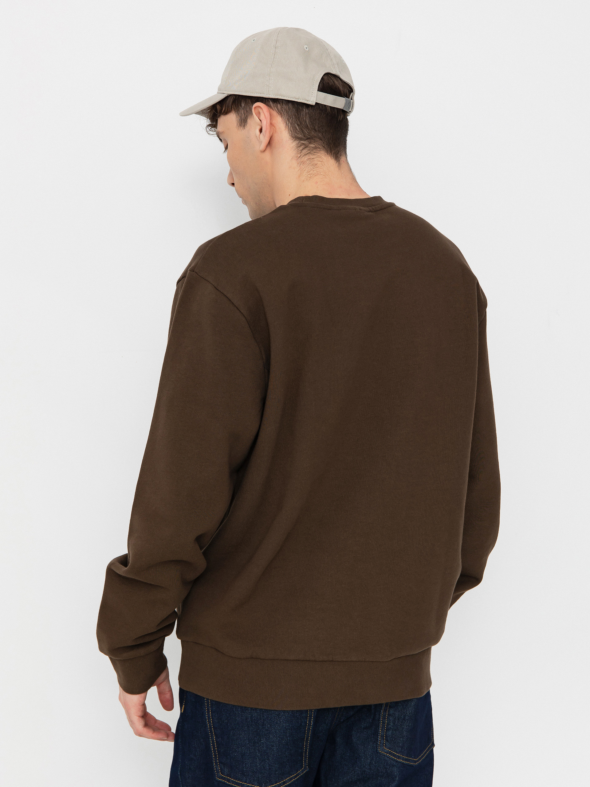 Carhartt WIP Script Embroidery Sweatshirt (liberica/air sky)