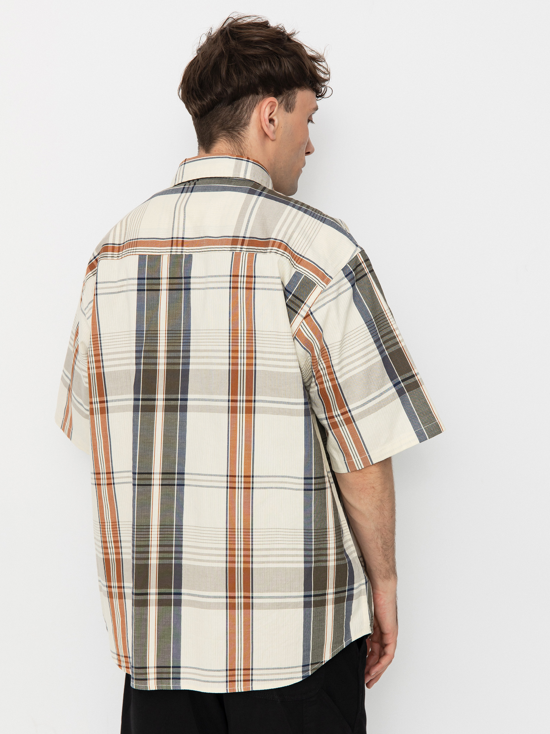 Carhartt WIP Roslin Shirt - white (roslin check/natural/wax)