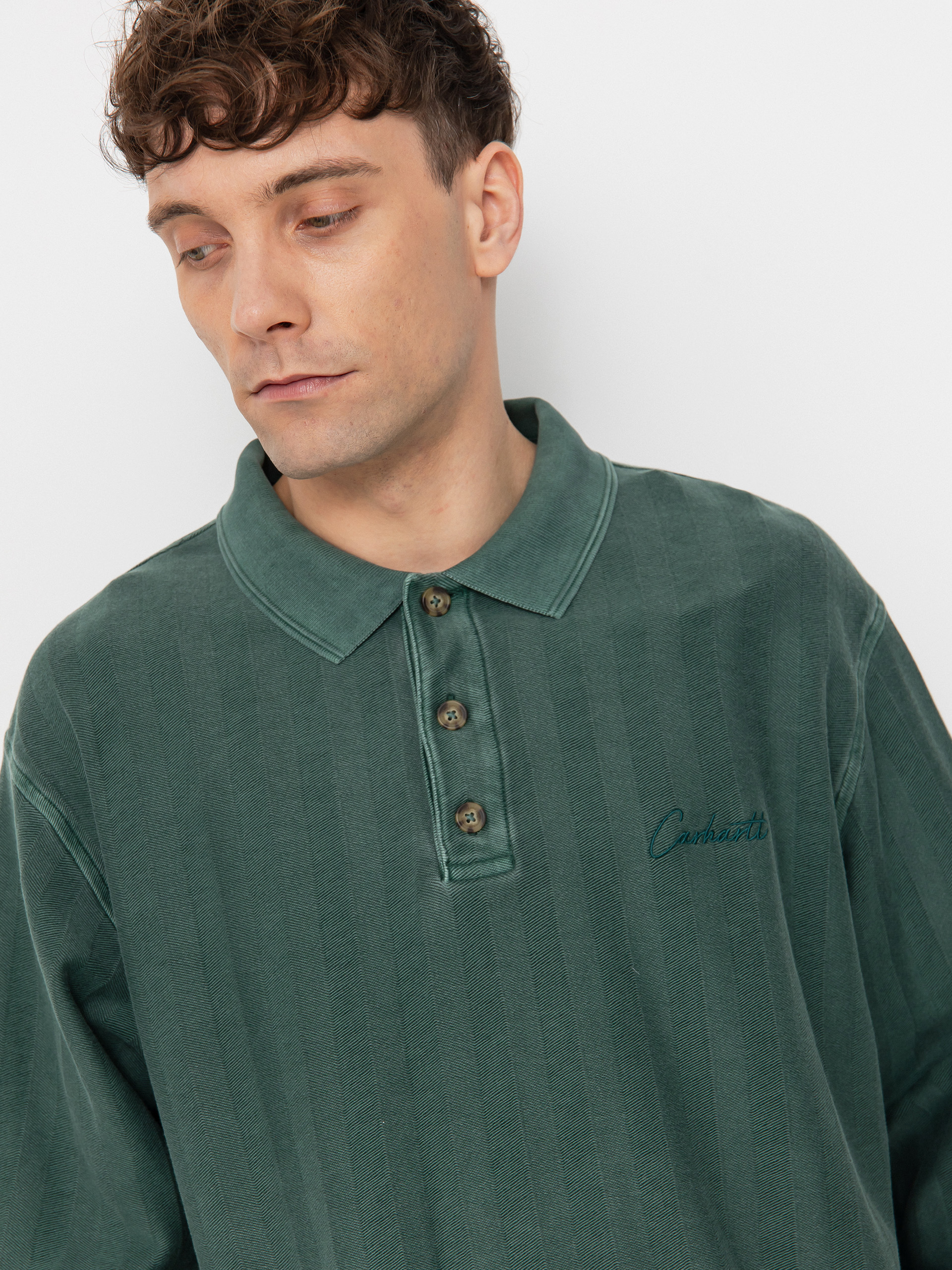 Carhartt WIP Morrison Rugby Hemd (conifer)