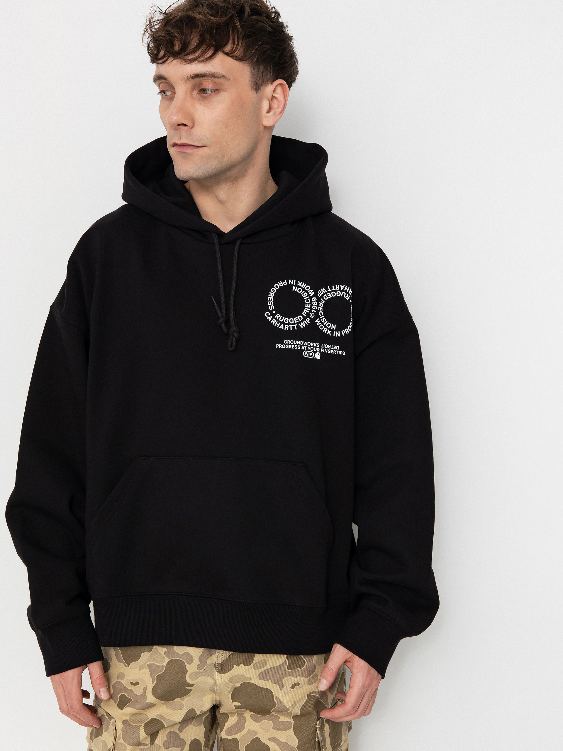 Carhartt WIP Rotation HD Hoodie (black/white)