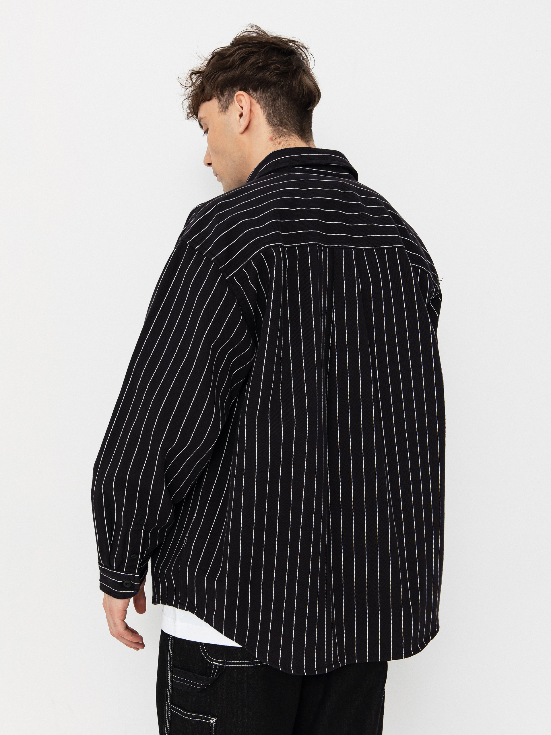 Carhartt WIP Hendry Hemd (seaton stripe/black/wax)