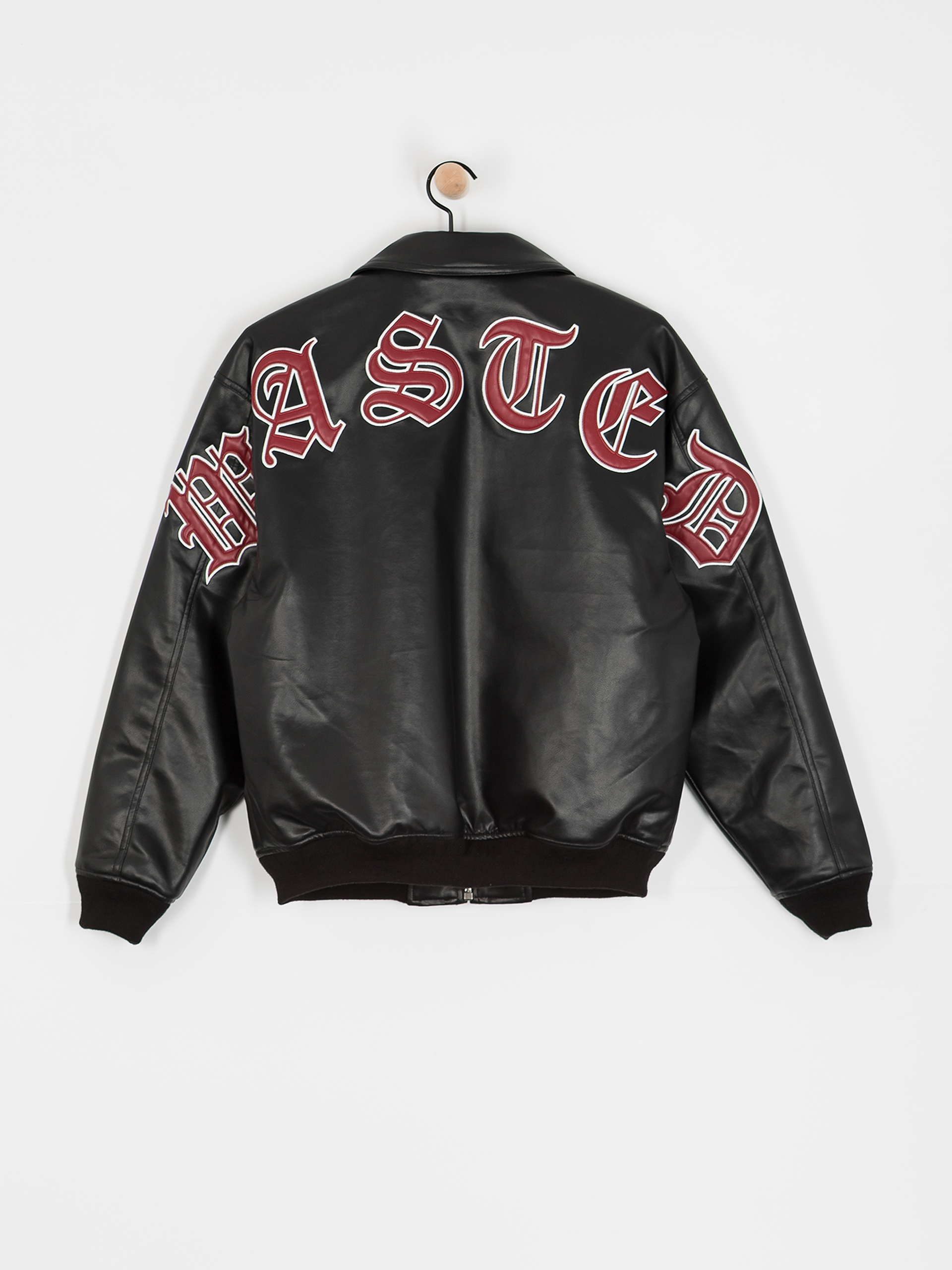 Wasted Paris Kingdom Curve Varsity Jacket (black)
