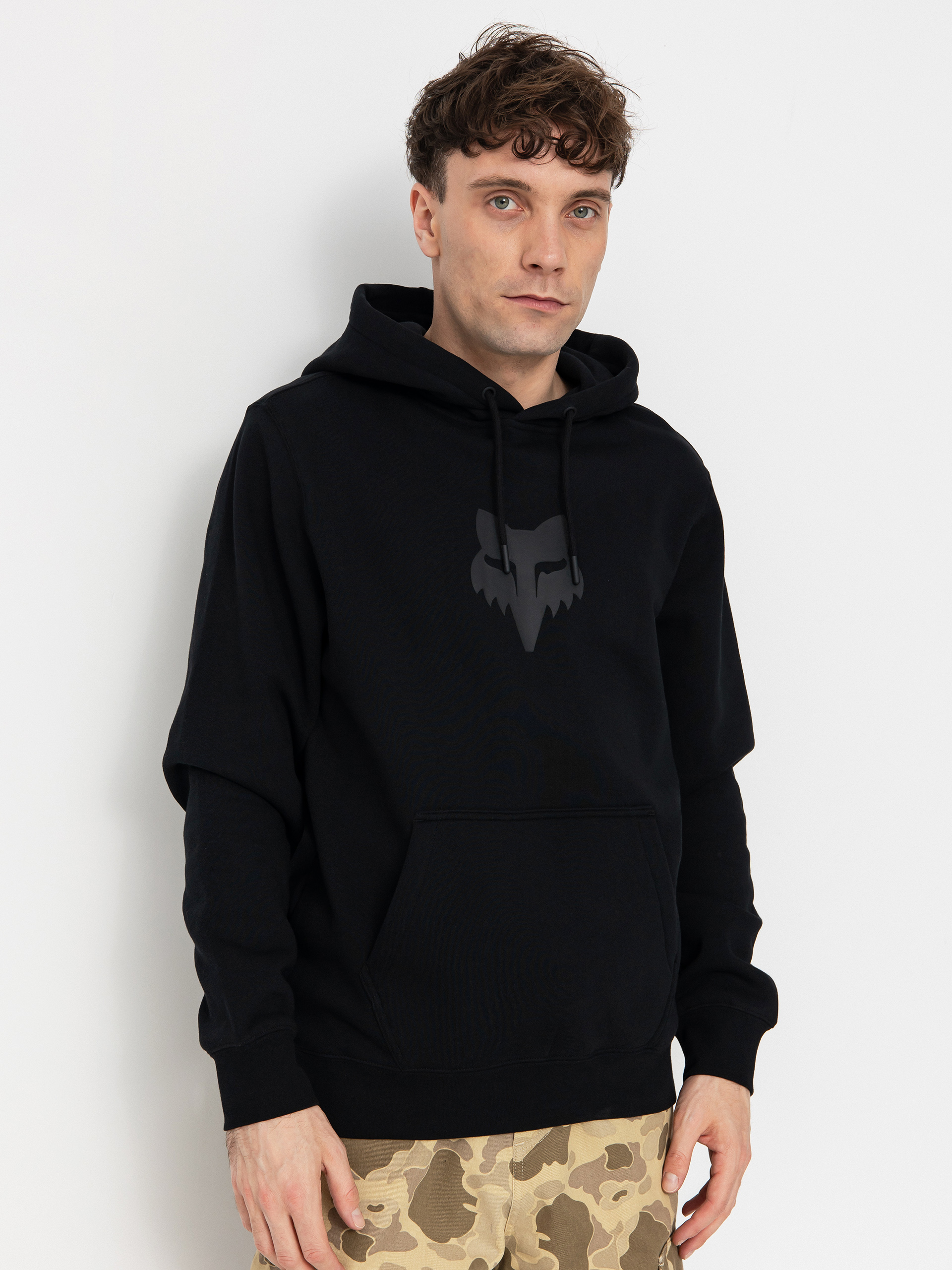 Fox Fox Head HD Hoodie (black/black)