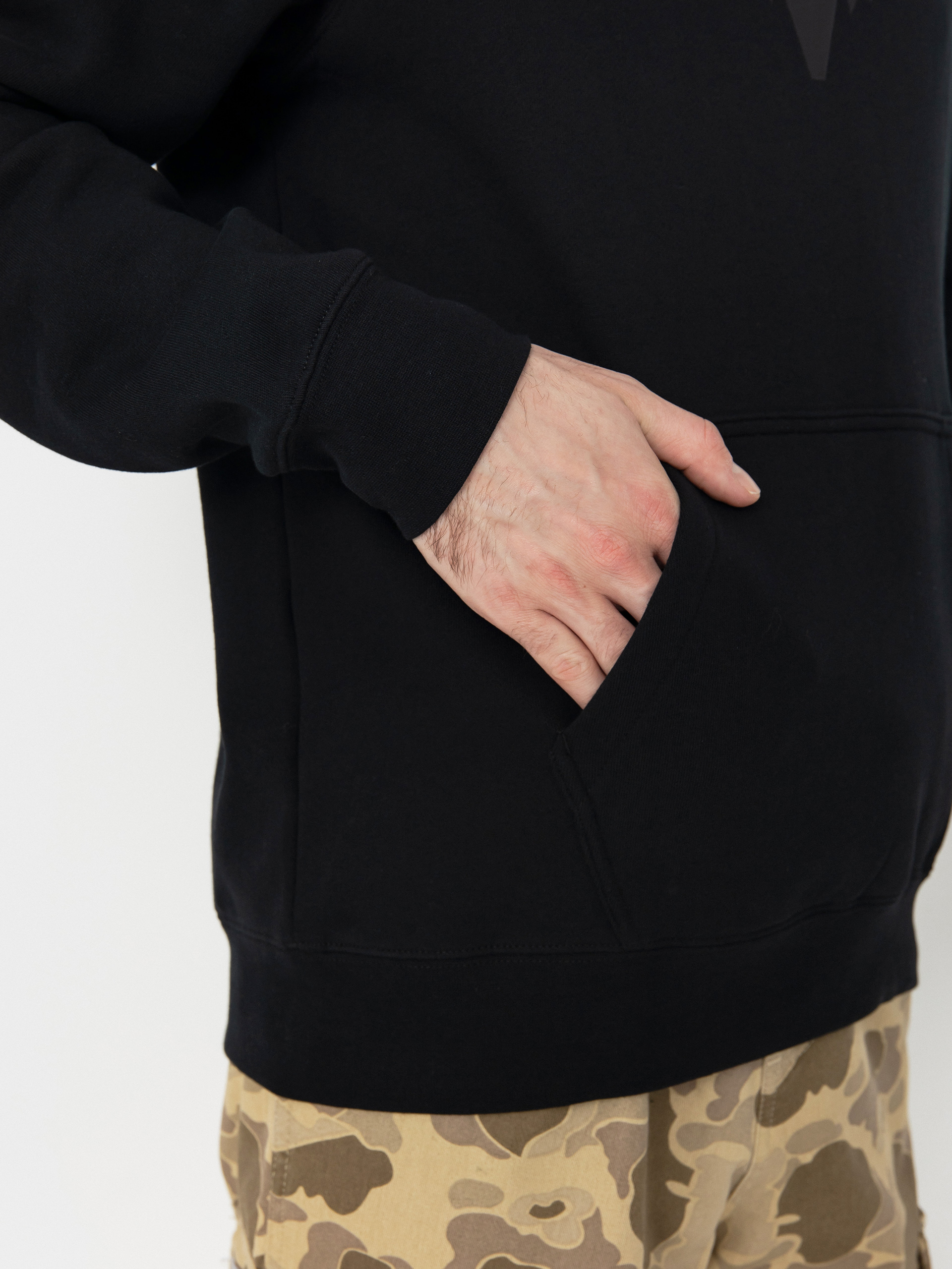 Fox Fox Head HD Hoodie - black (black/black)