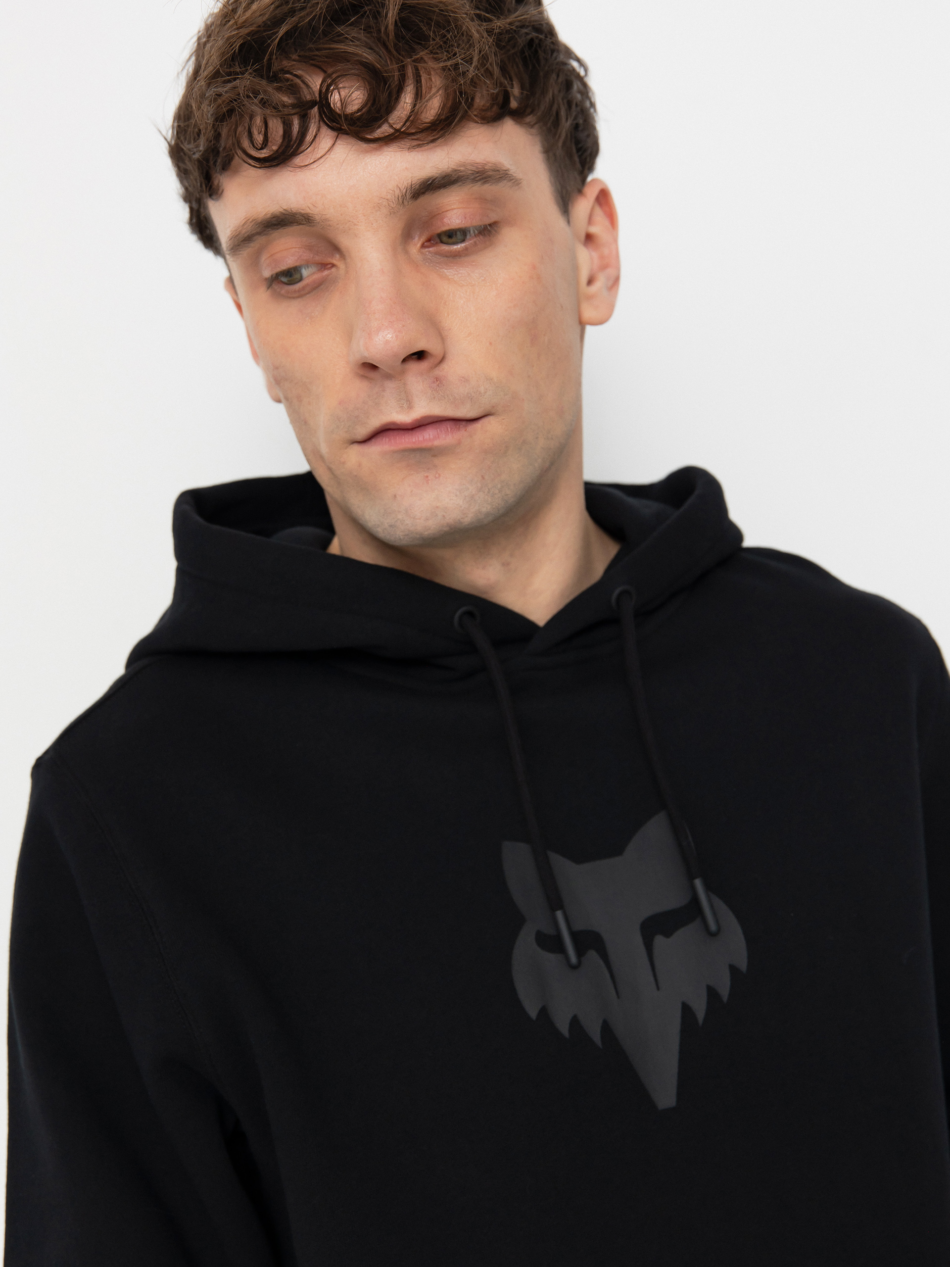 Fox Fox Head HD Hoodie - black (black/black)