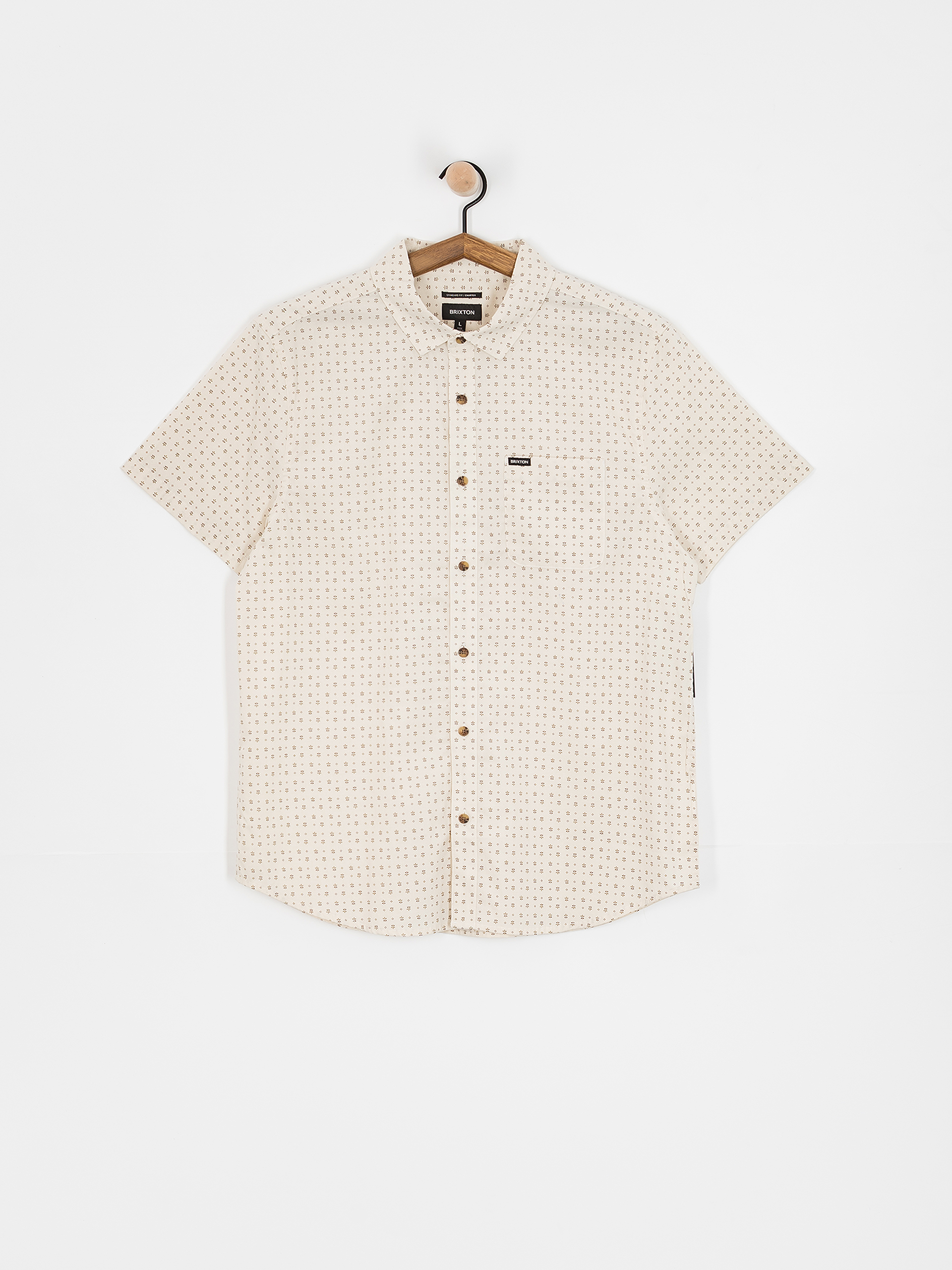 Brixton Charter Print Hemd (off white/micro floral)