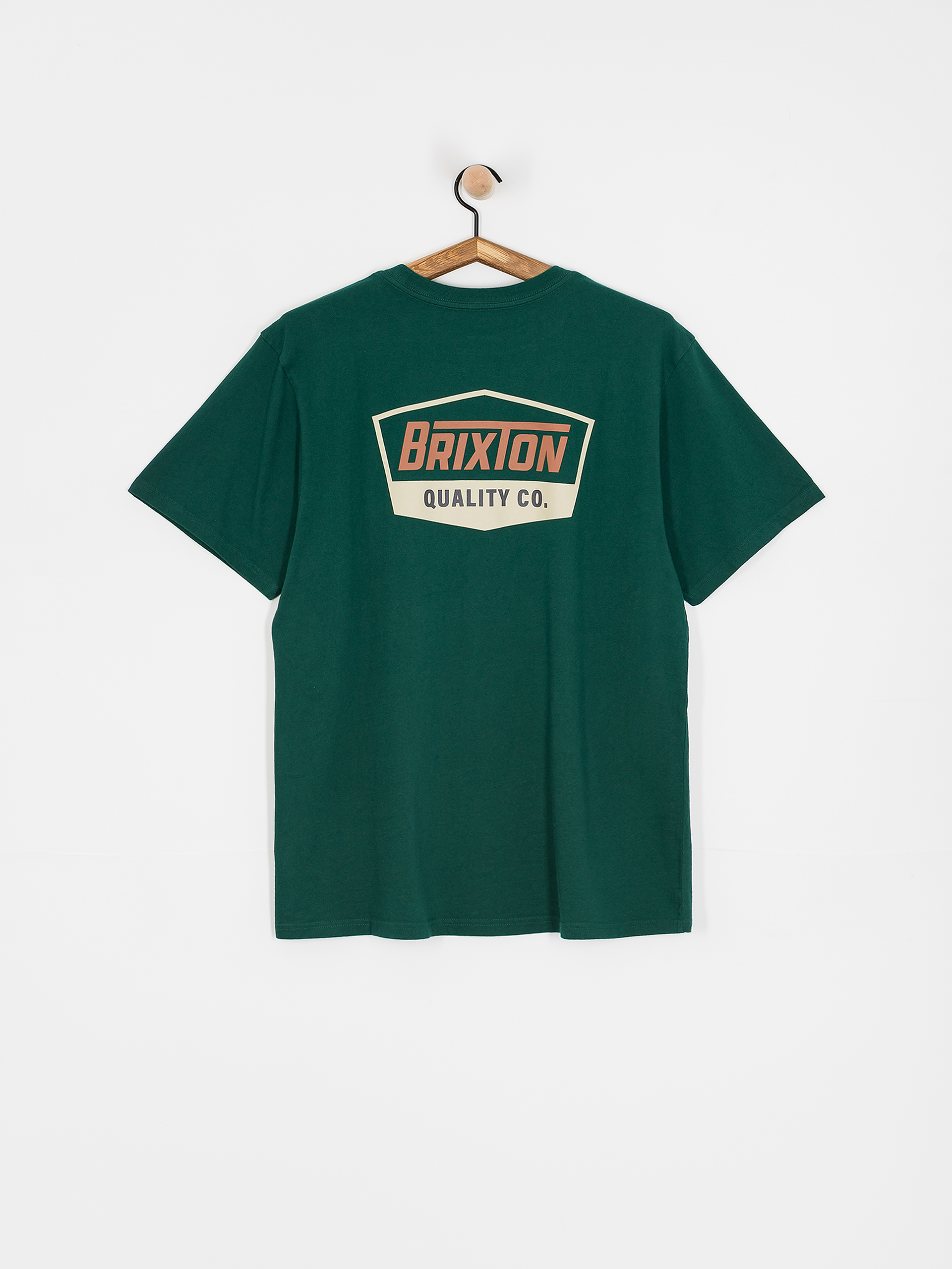 Brixton Regal Stt T-Shirt (deep emerald/rust/sand)