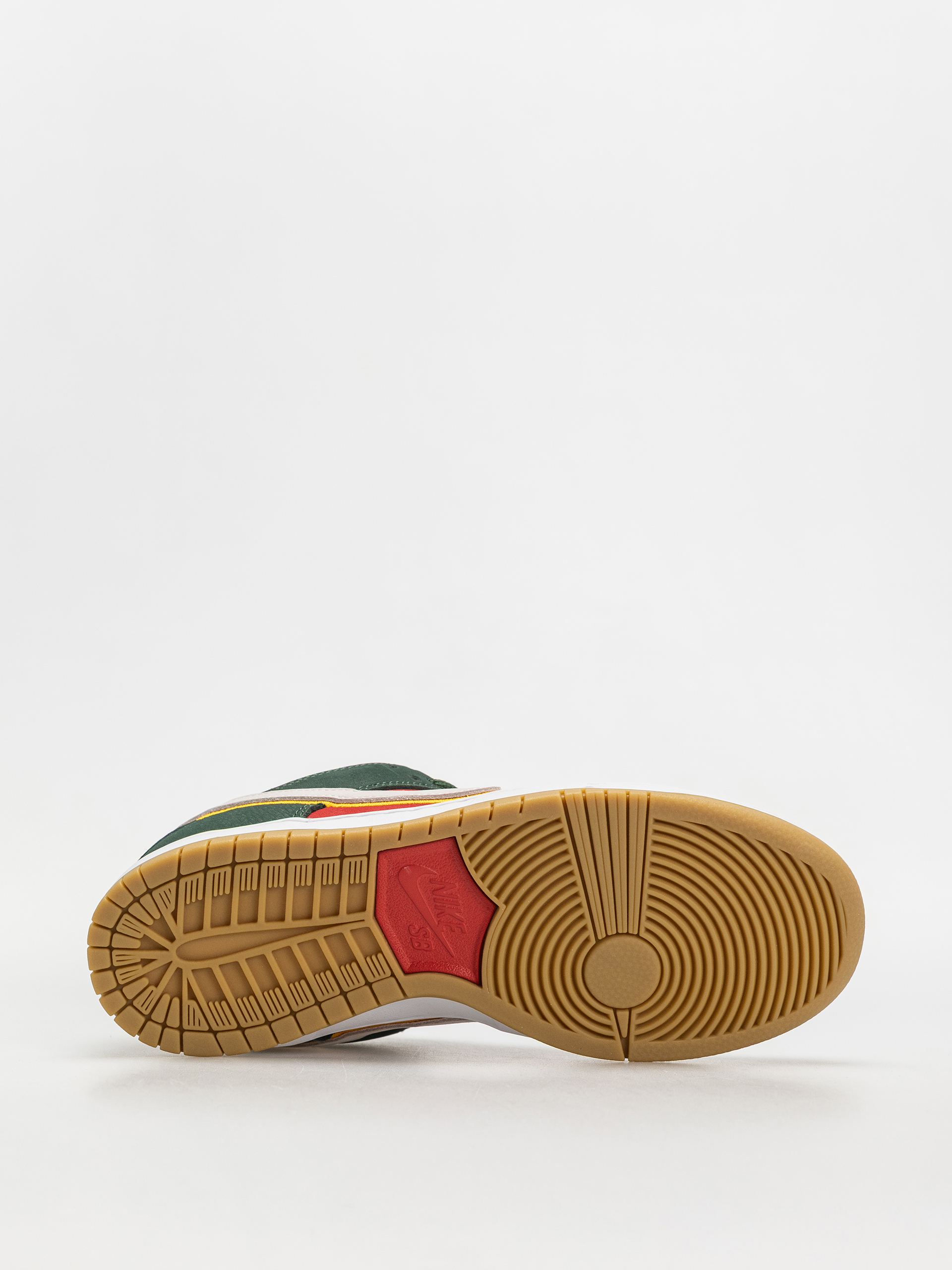 Nike SB Dunk Low Pro Prm Schuhe (fir/white university gold fire red)
