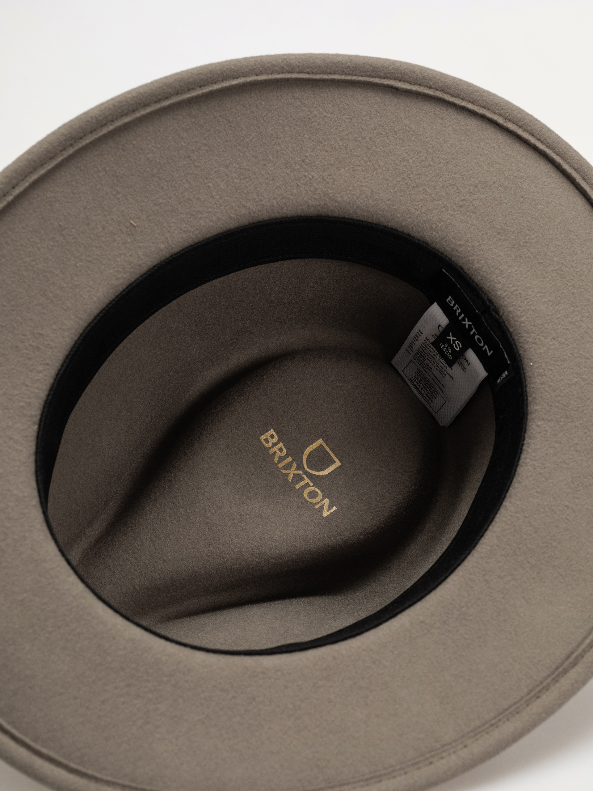 Brixton Messer Traditional Fedora Hat - grey (brindle)