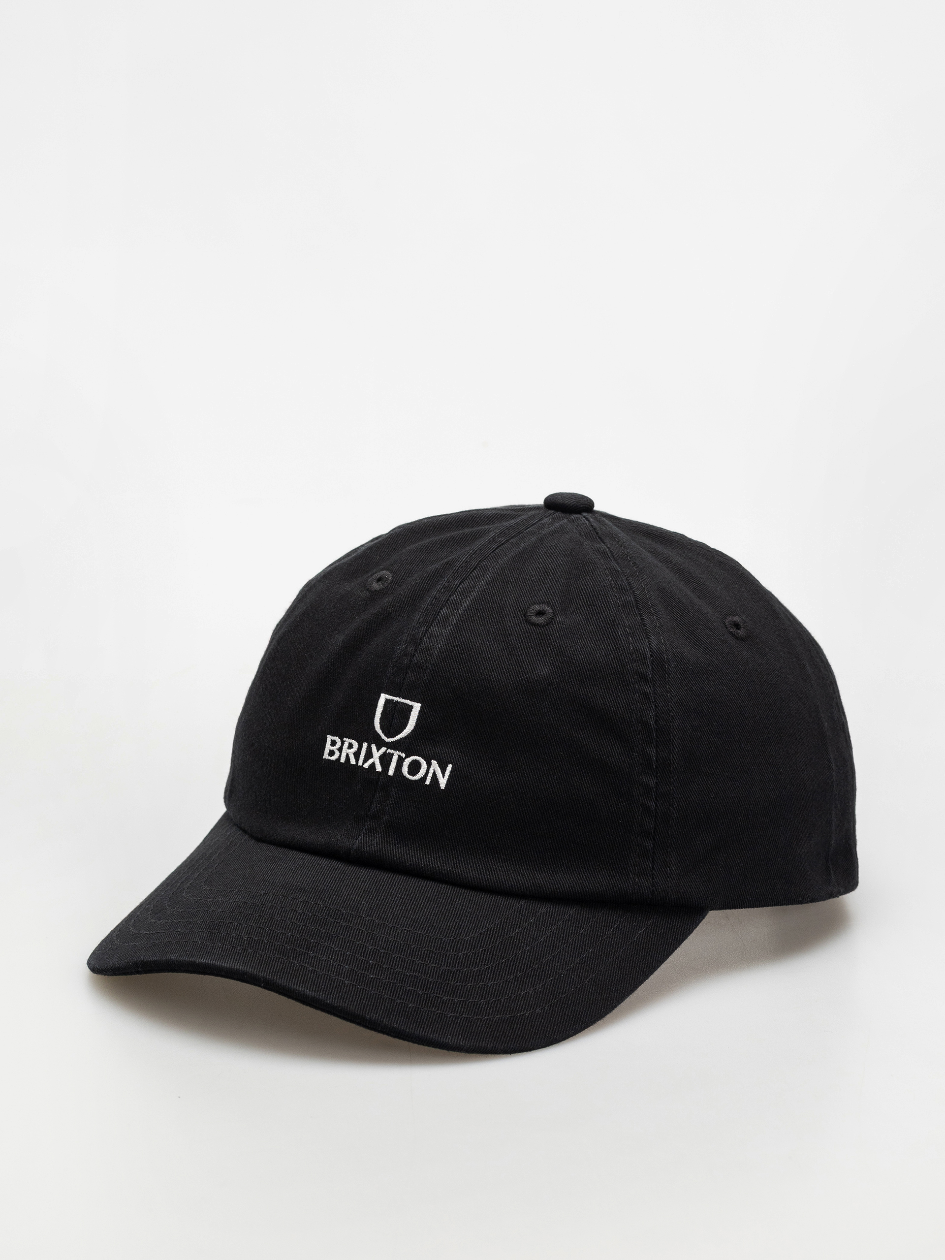 Brixton Alpha Np Lp Adj Cap (black/white rinse)