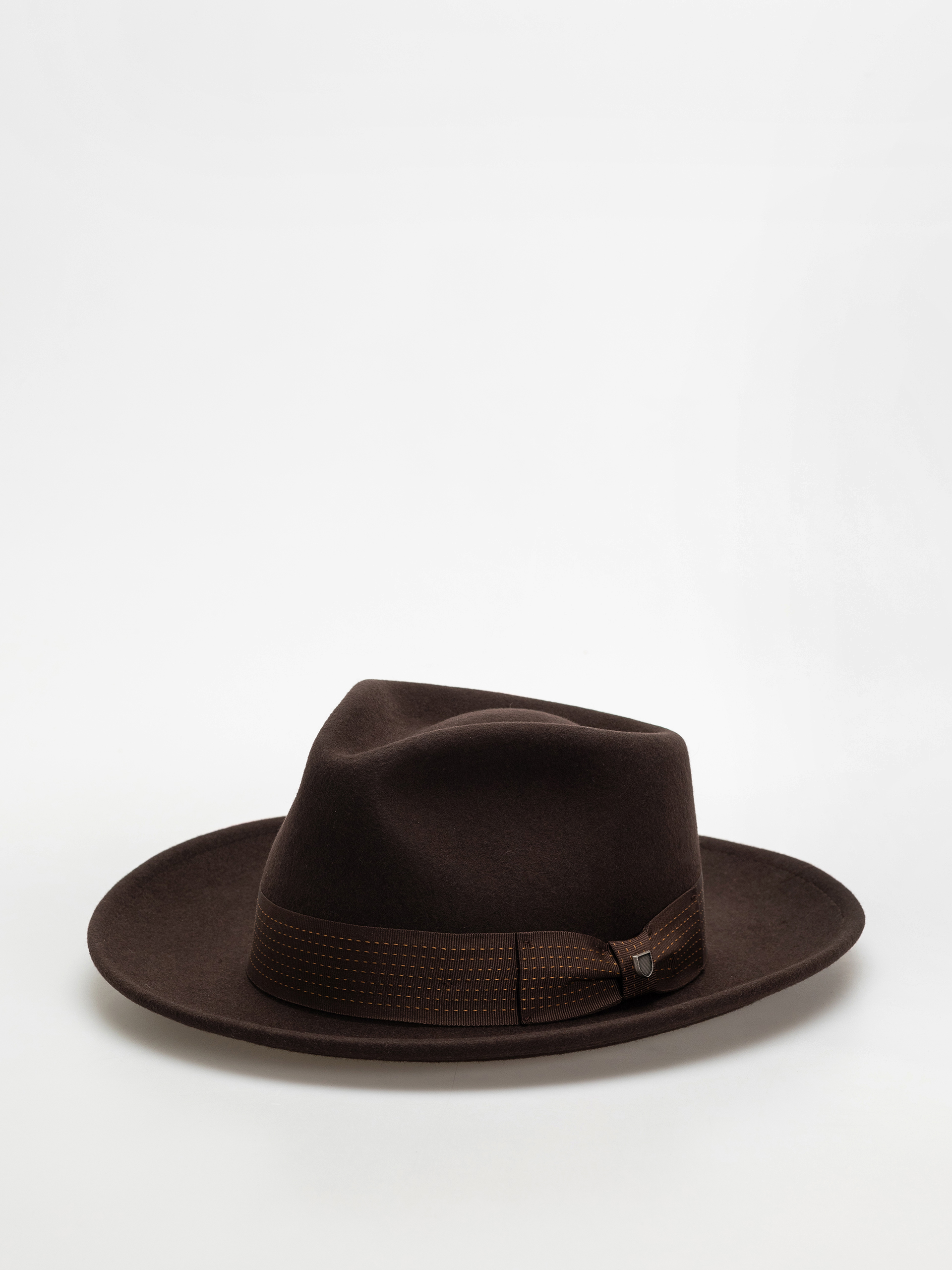 NEW BRIXTON women\'s convertabrim wool fedora in brown Brixton Women main image 2