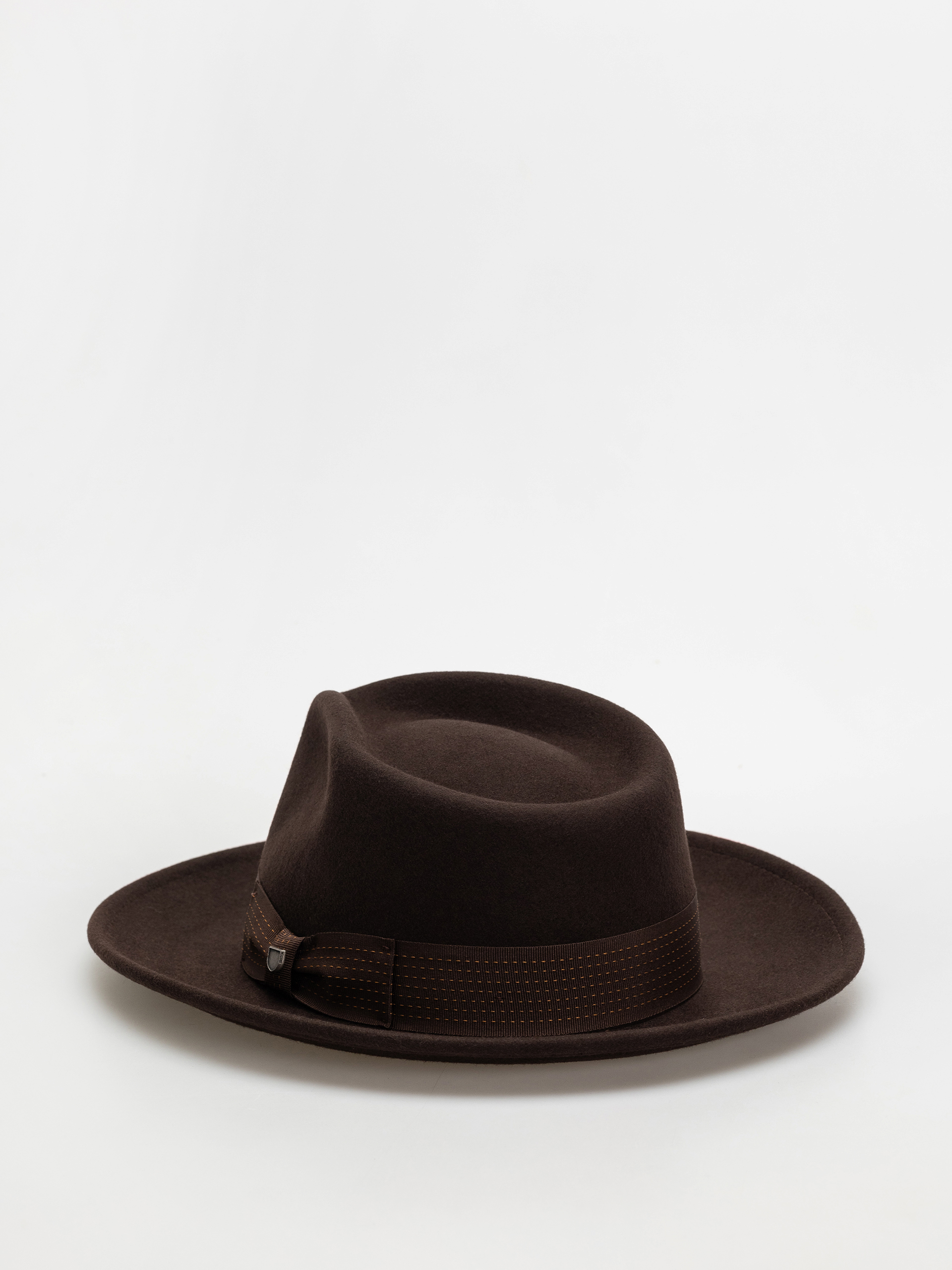 Brixton Swindle Convertabrim Fedora Hut/Schibermütze (dark brown/chocolate)