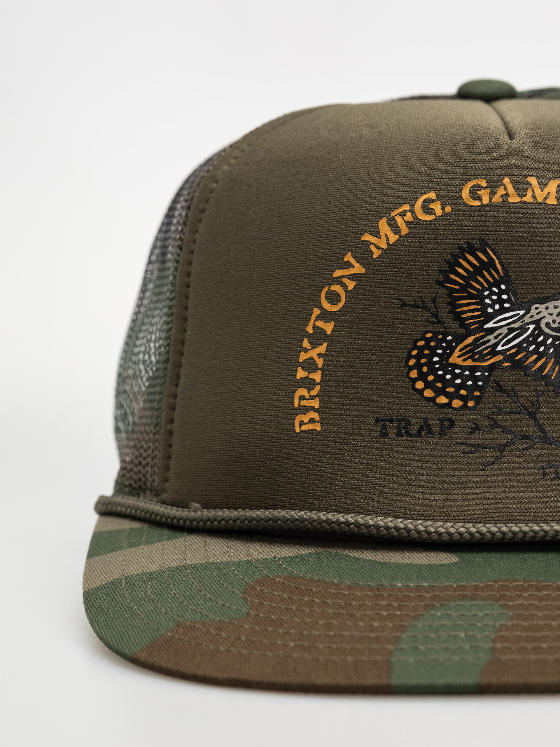 Brixton Game Np Hp Trucker Cap (camo/olive/camo)