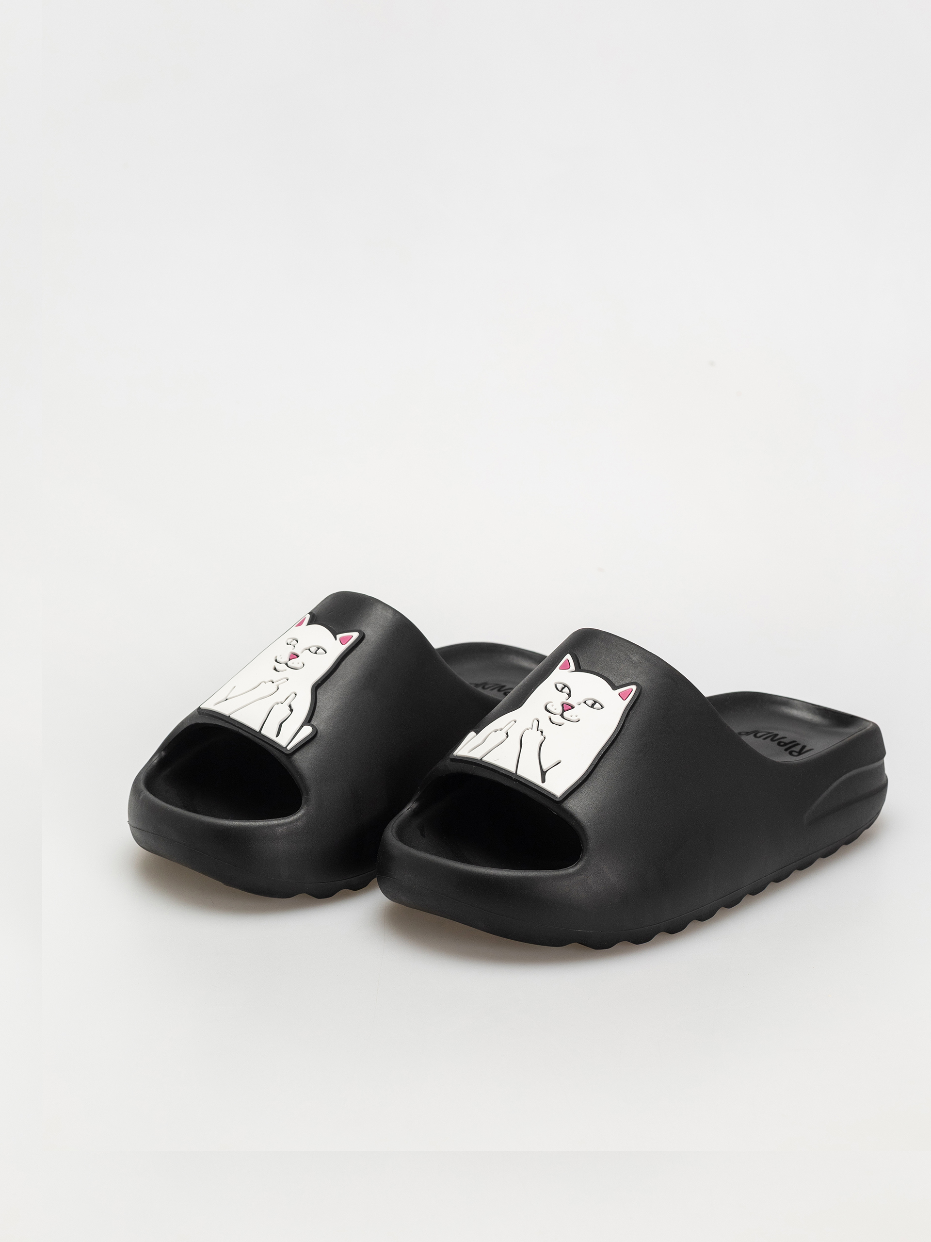 RipNDip Lord Nermal Cloud Flip Flops (black)