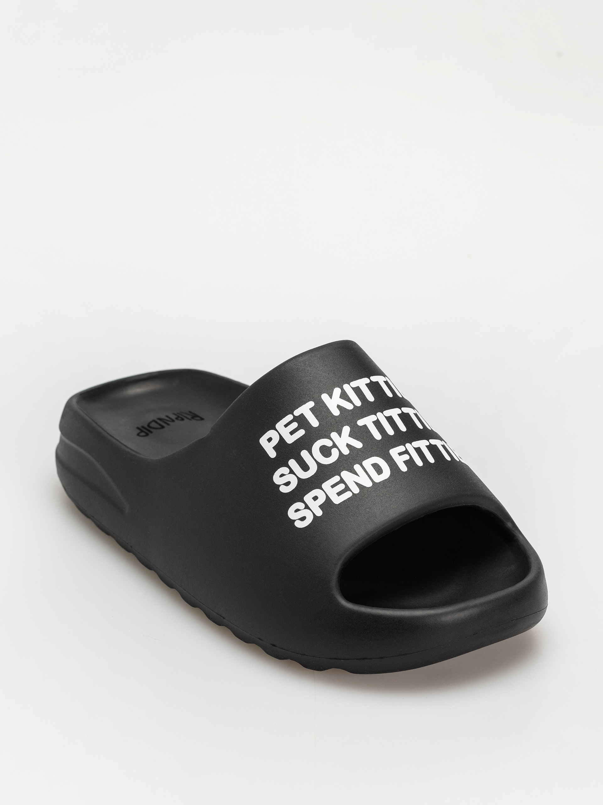 RipNDip Pet Kitties Cloud Flip Flops (black)