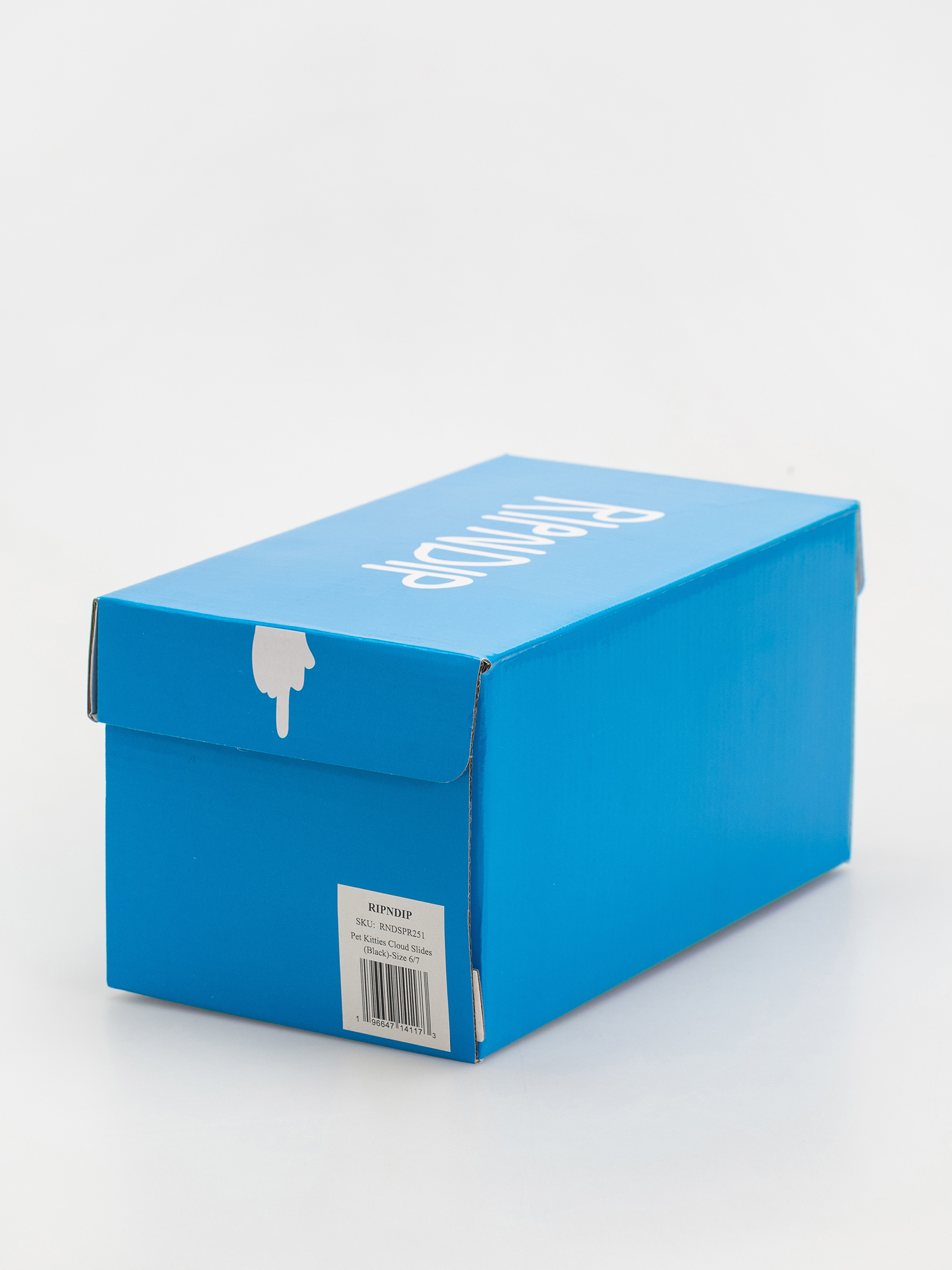 RipNDip Pet Kitties Cloud Flip Flops (black)