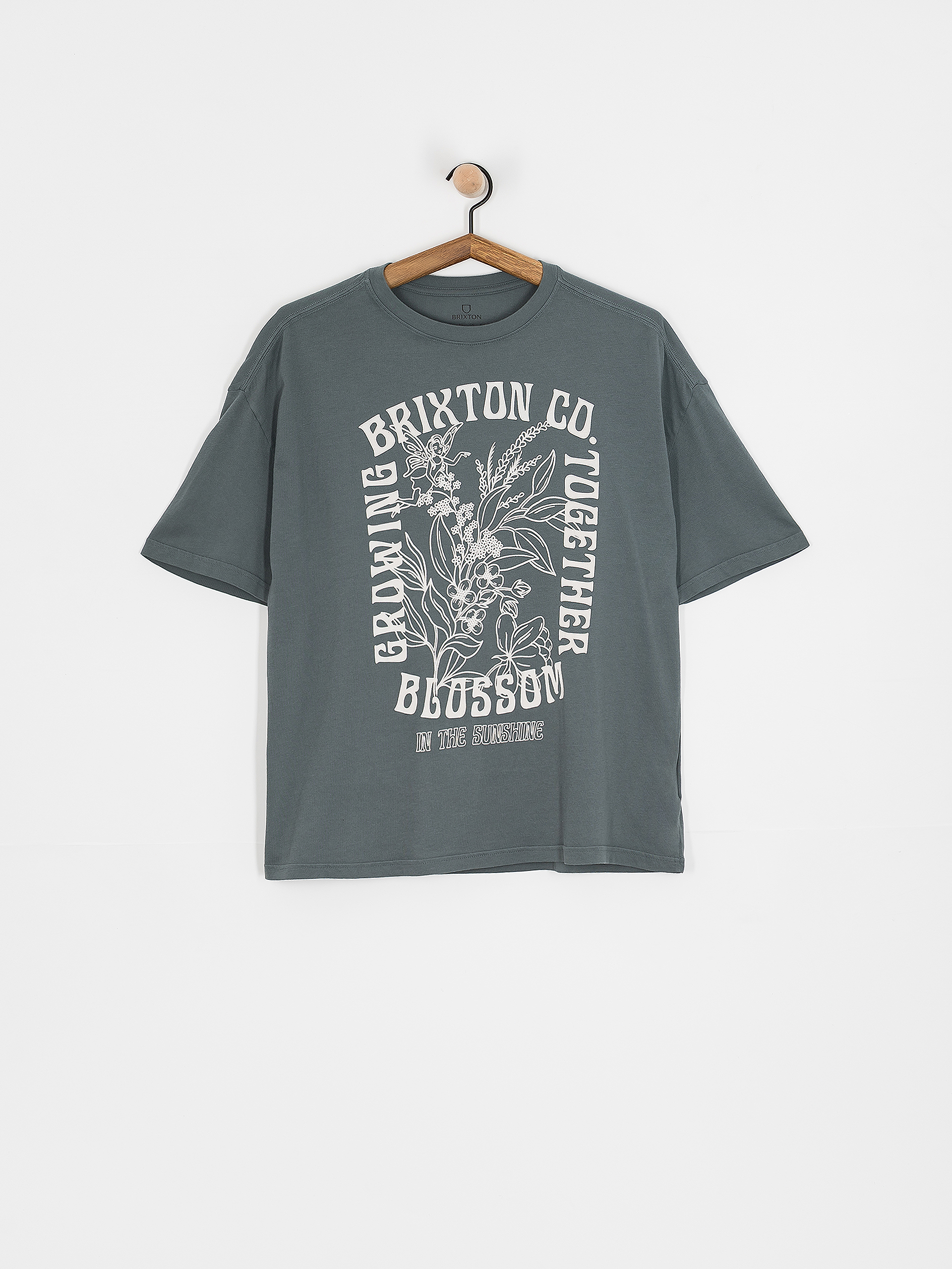 Brixton Bloom Oversized Boyfriend Wmn T-Shirt (basalt)