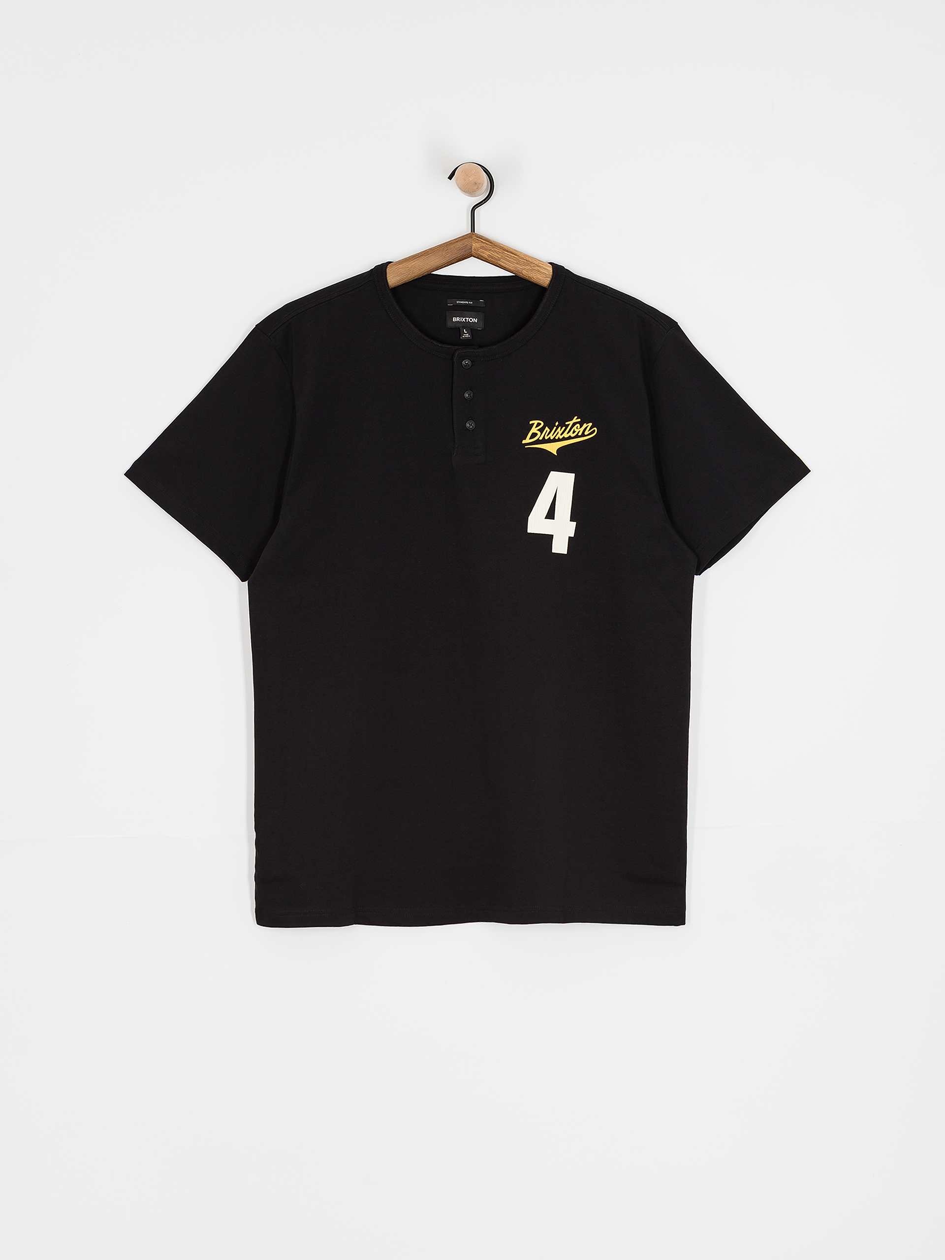 Brixton The League Baseball T-Shirt (black/black)