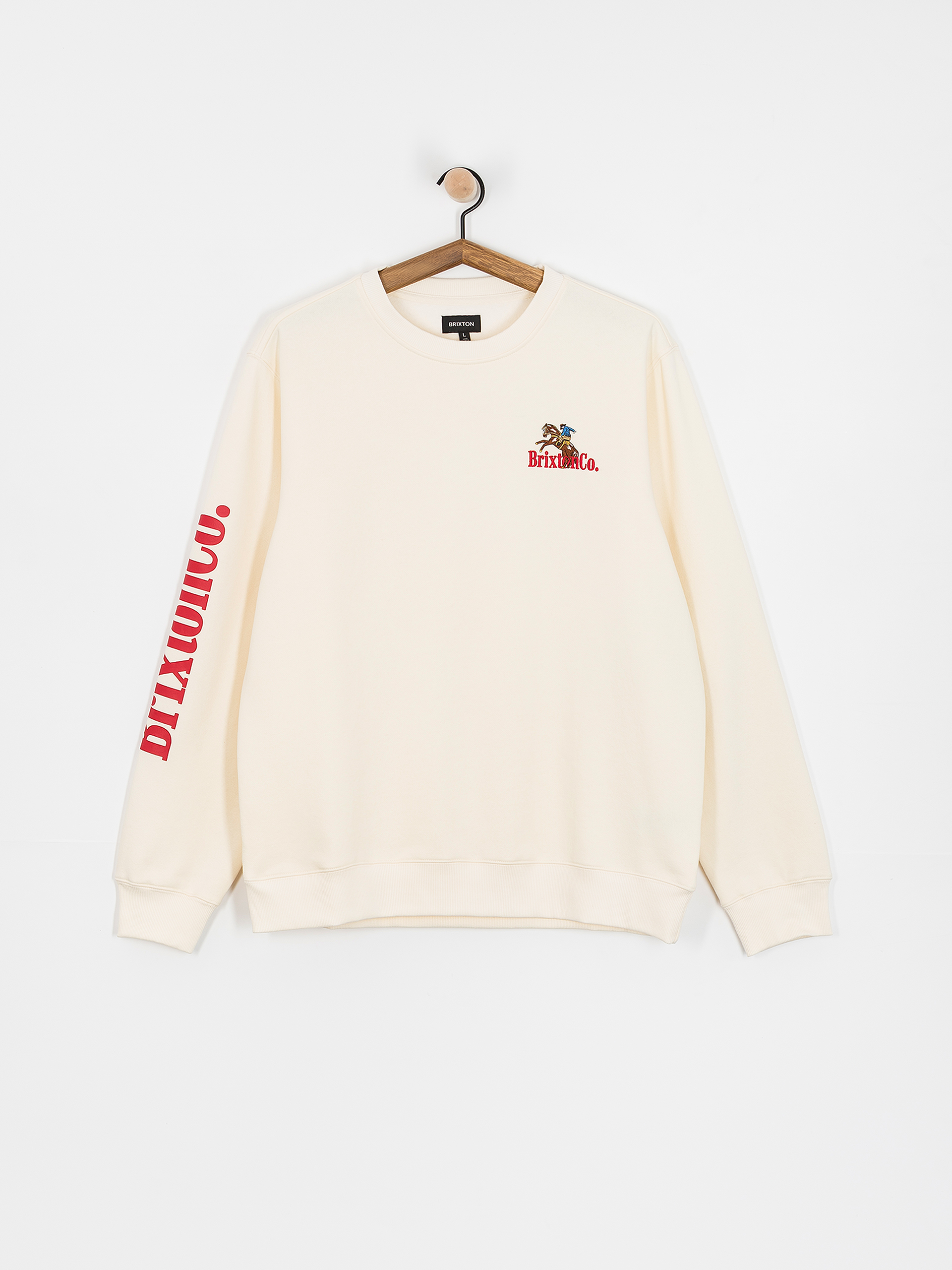 Brixton Inwood Crew Sweatshirt (egret white)