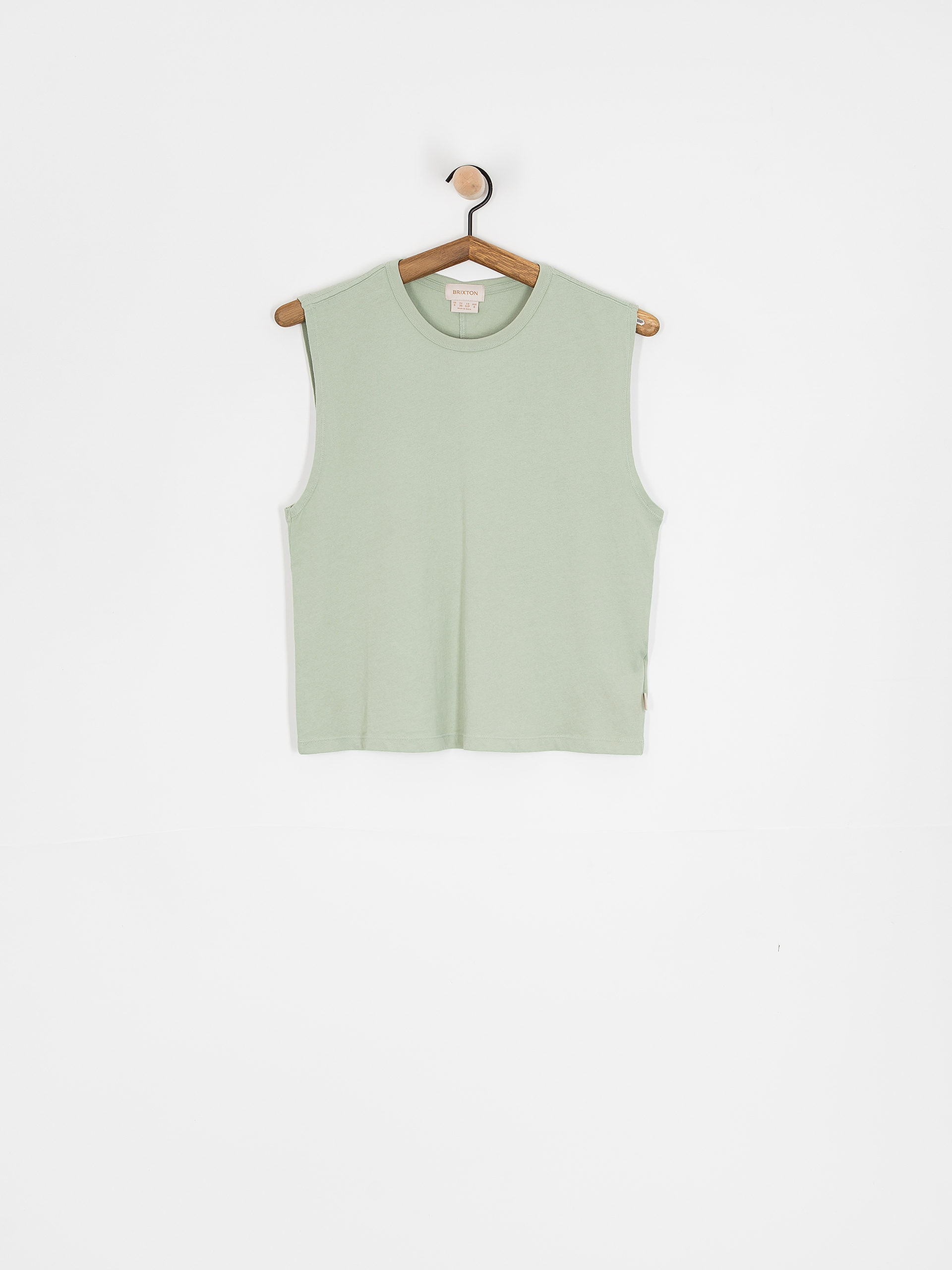 Brixton Carefree Organic Gd Muscle Tan Wmn T-Shirt (sage green)